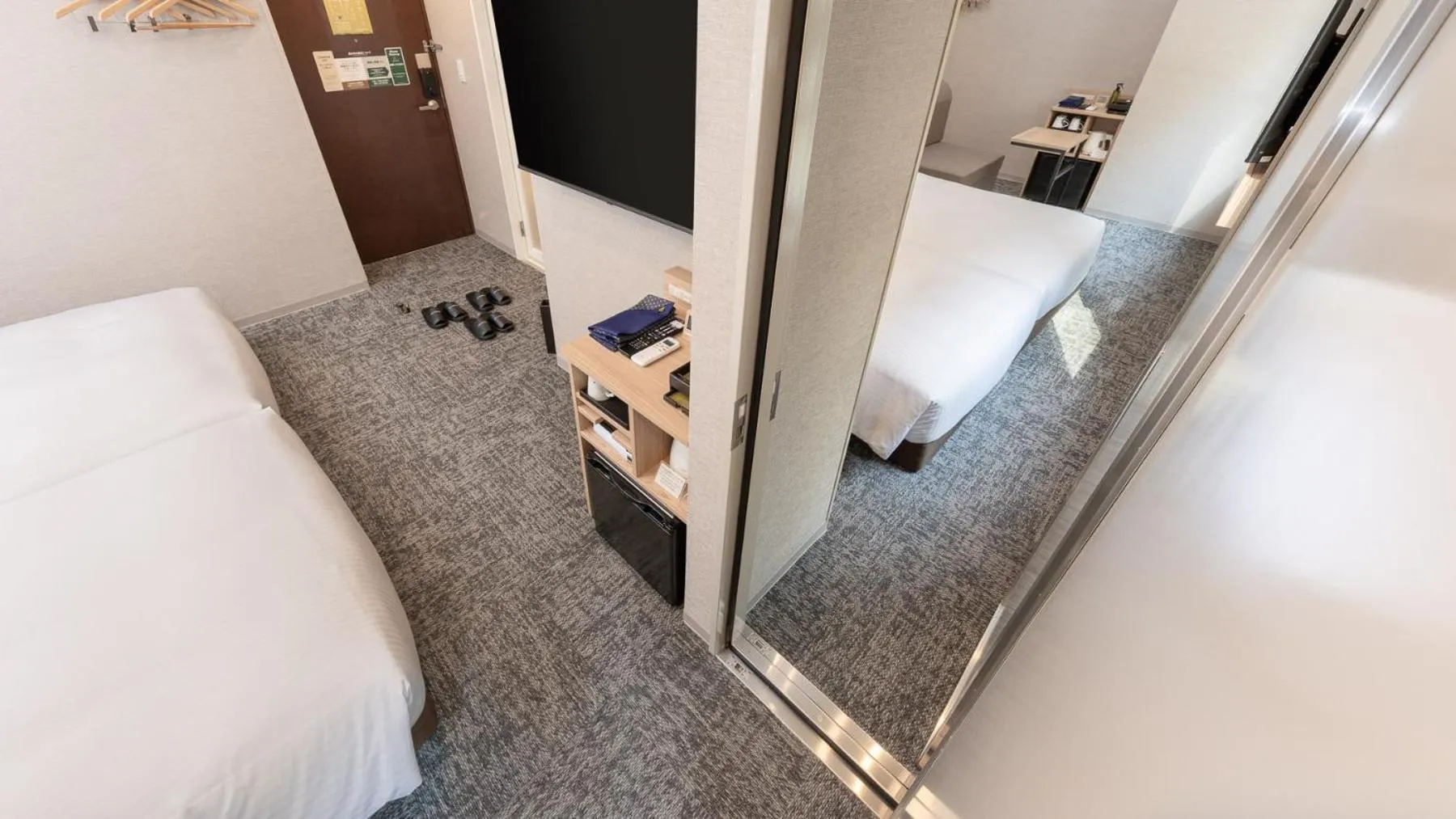 Bed in Super Hotel Premier Tokyo Station Yaesu-Chuoguchi