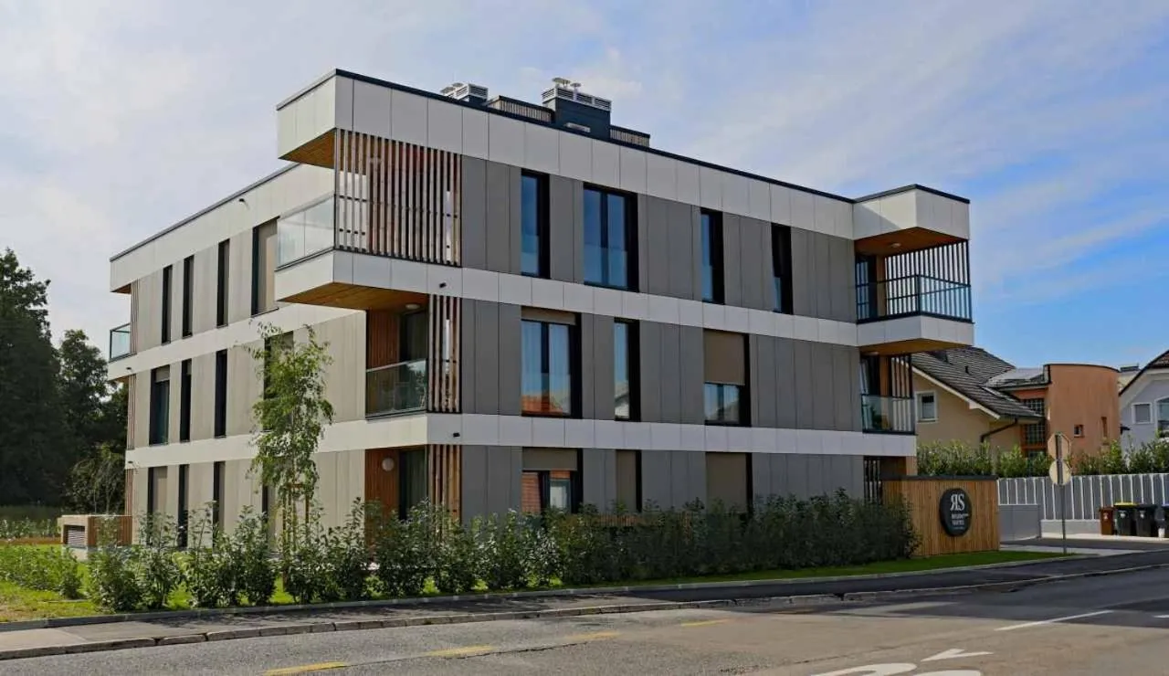 Property building in Regentova Suites Ljubljana