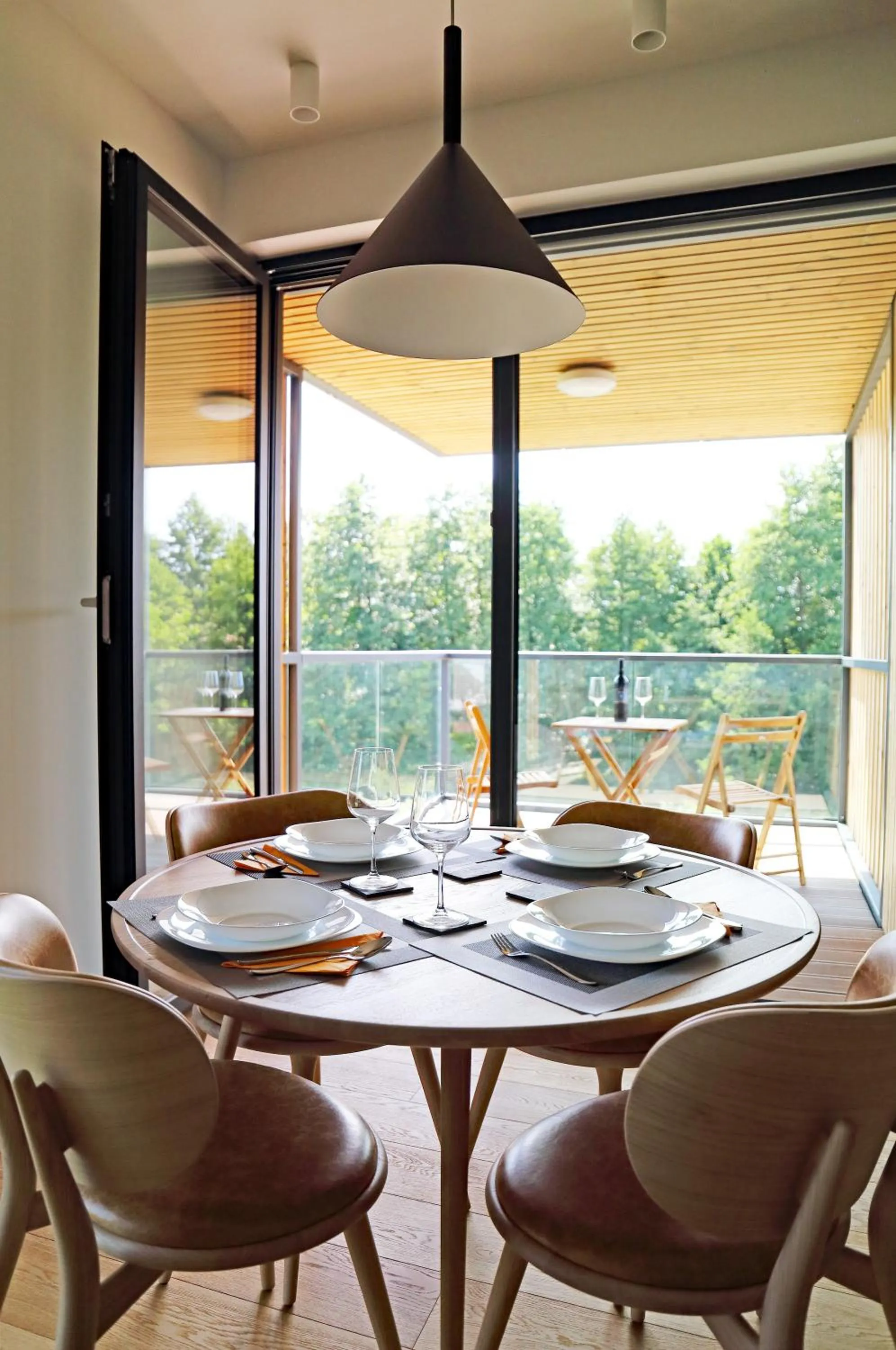 Communal lounge/ TV room in Regentova Suites Ljubljana