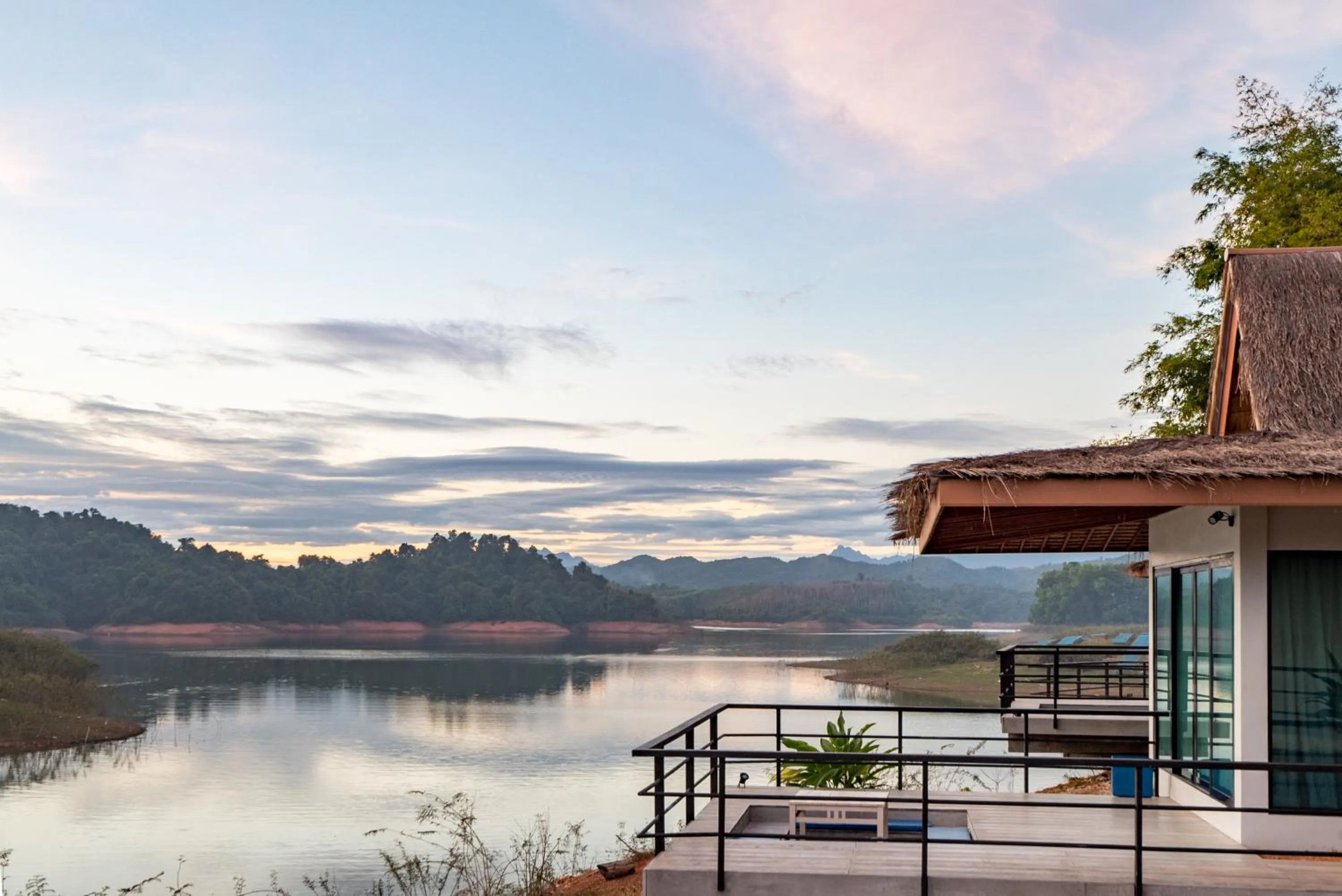 Balcony/Terrace in The Sanctuary Nam Ngum Beach Resort
