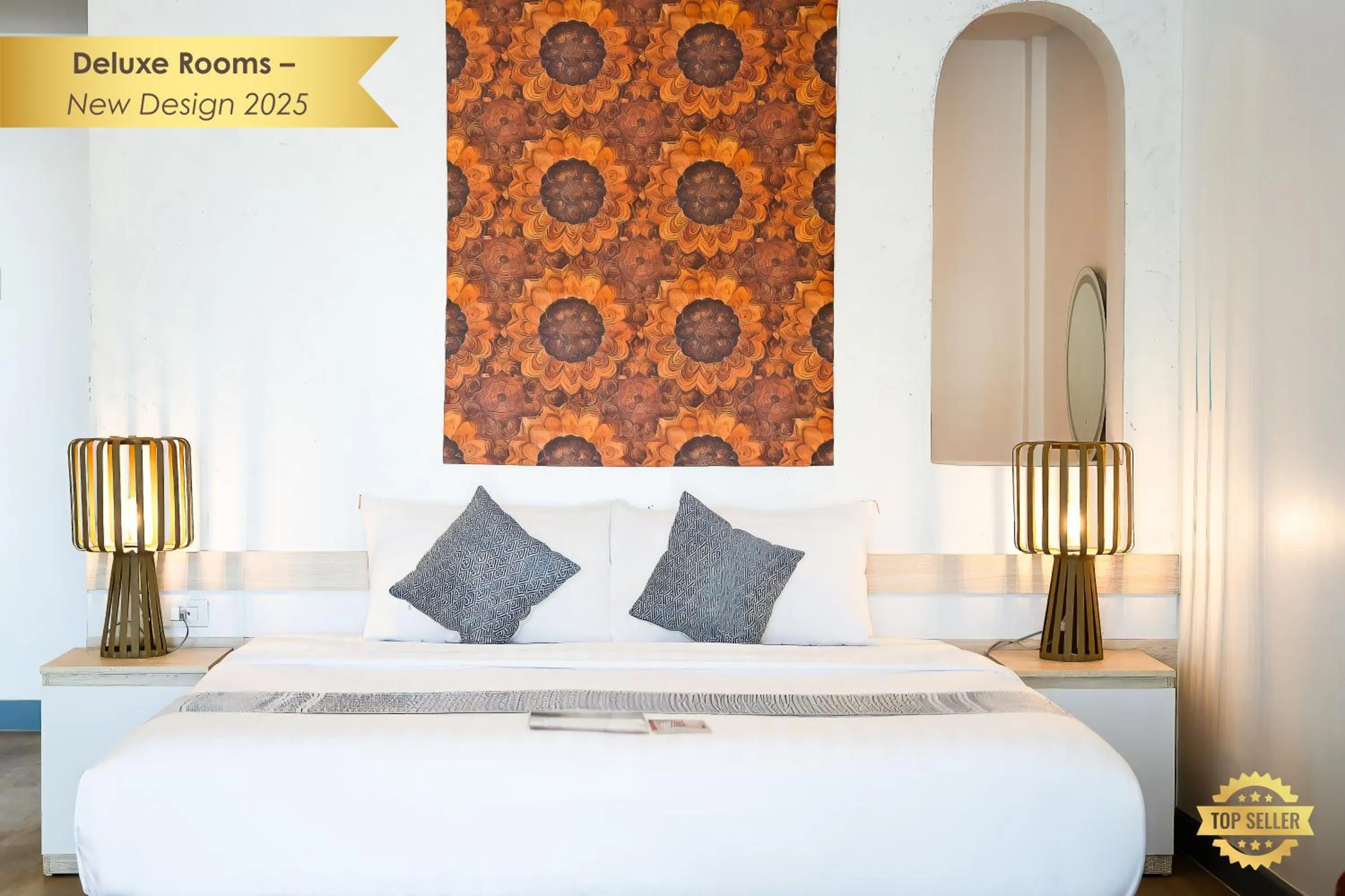 Bedroom, Bed in The Sanctuary Nam Ngum Beach Resort