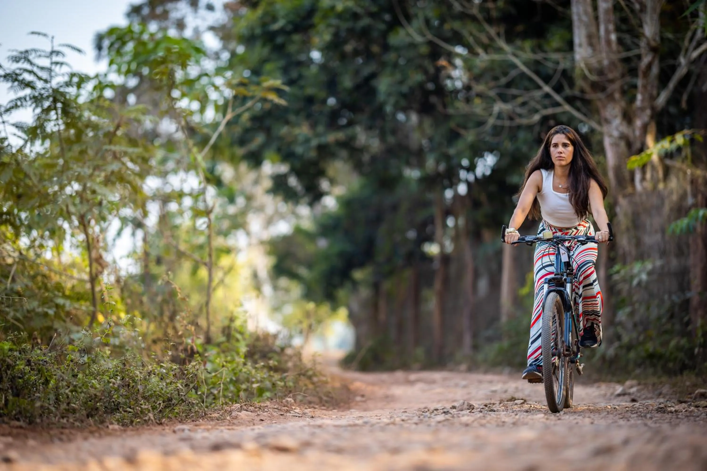 Cycling in The Sanctuary Nam Ngum Beach Resort