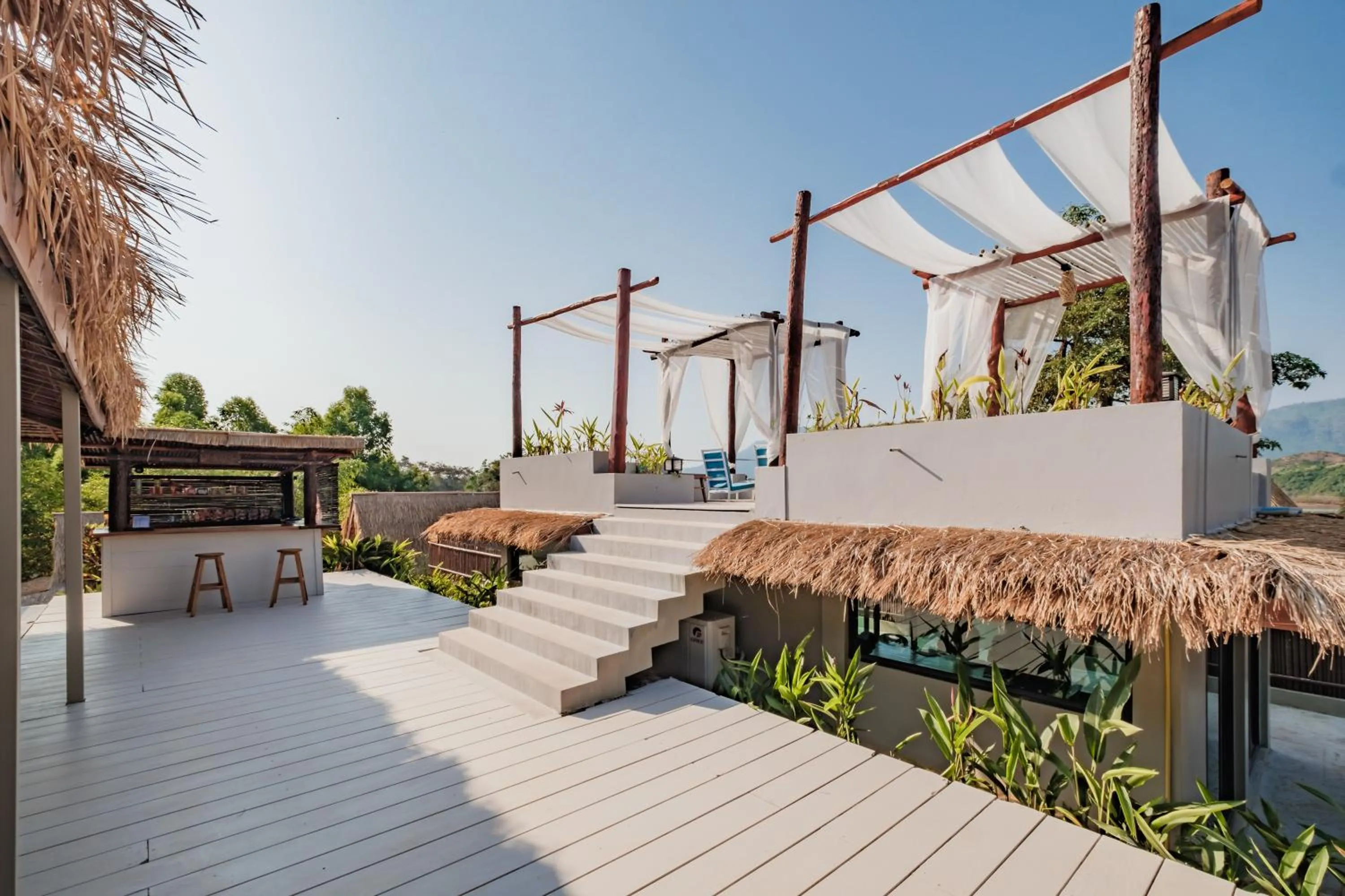 Balcony/Terrace in The Sanctuary Nam Ngum Beach Resort