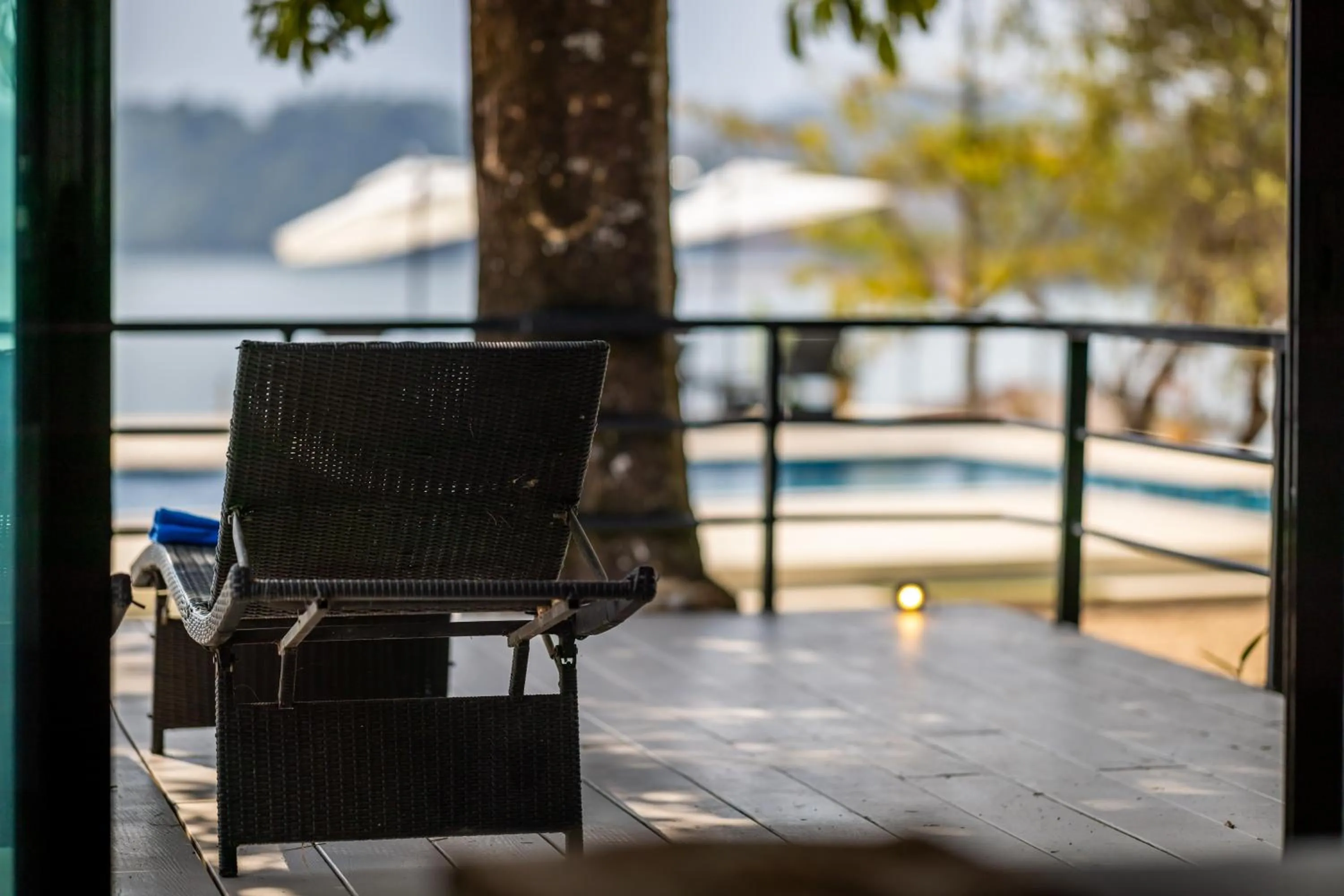 Balcony/Terrace in The Sanctuary Nam Ngum Beach Resort