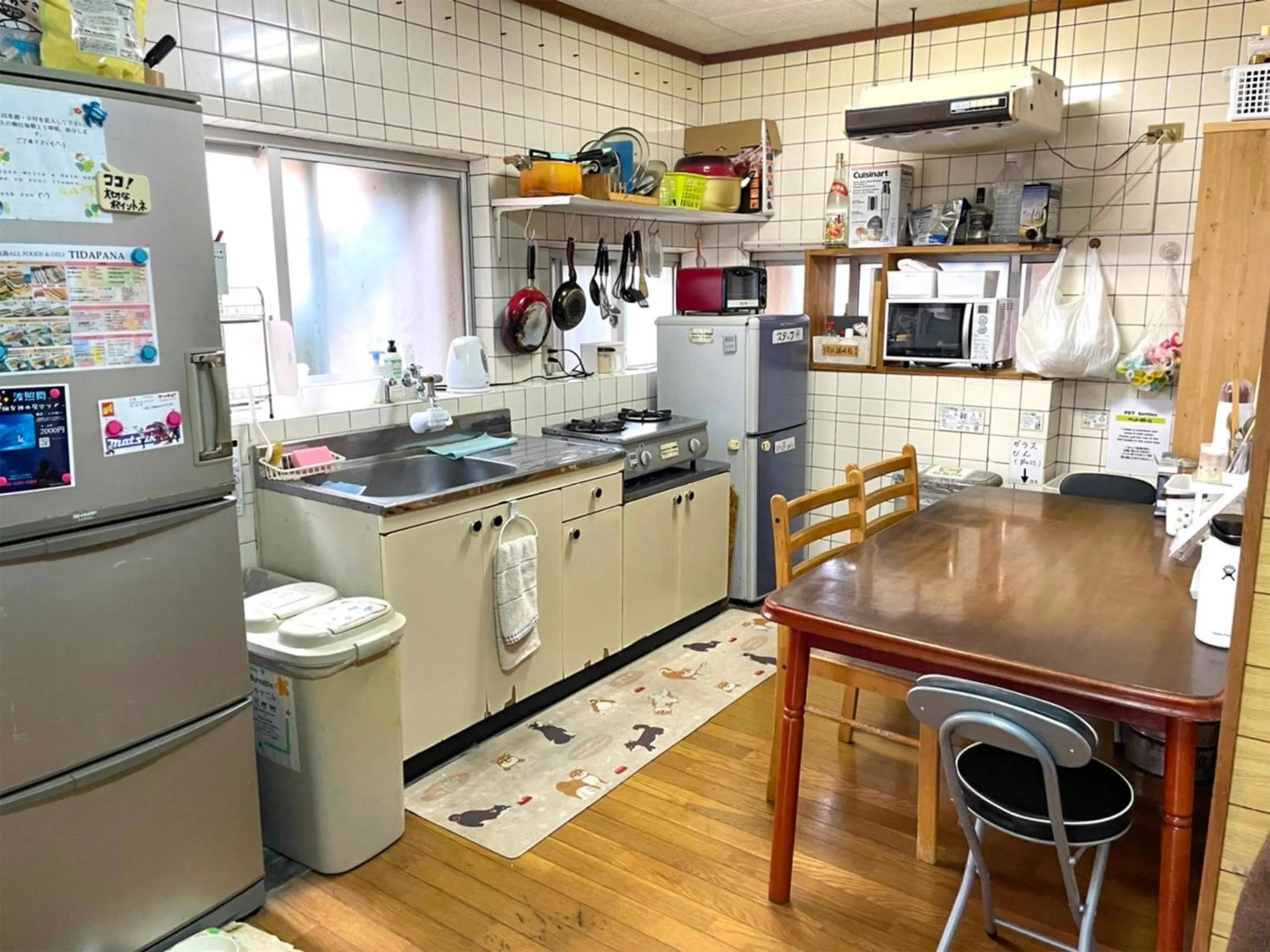 Communal kitchen in Emix Ishigaki