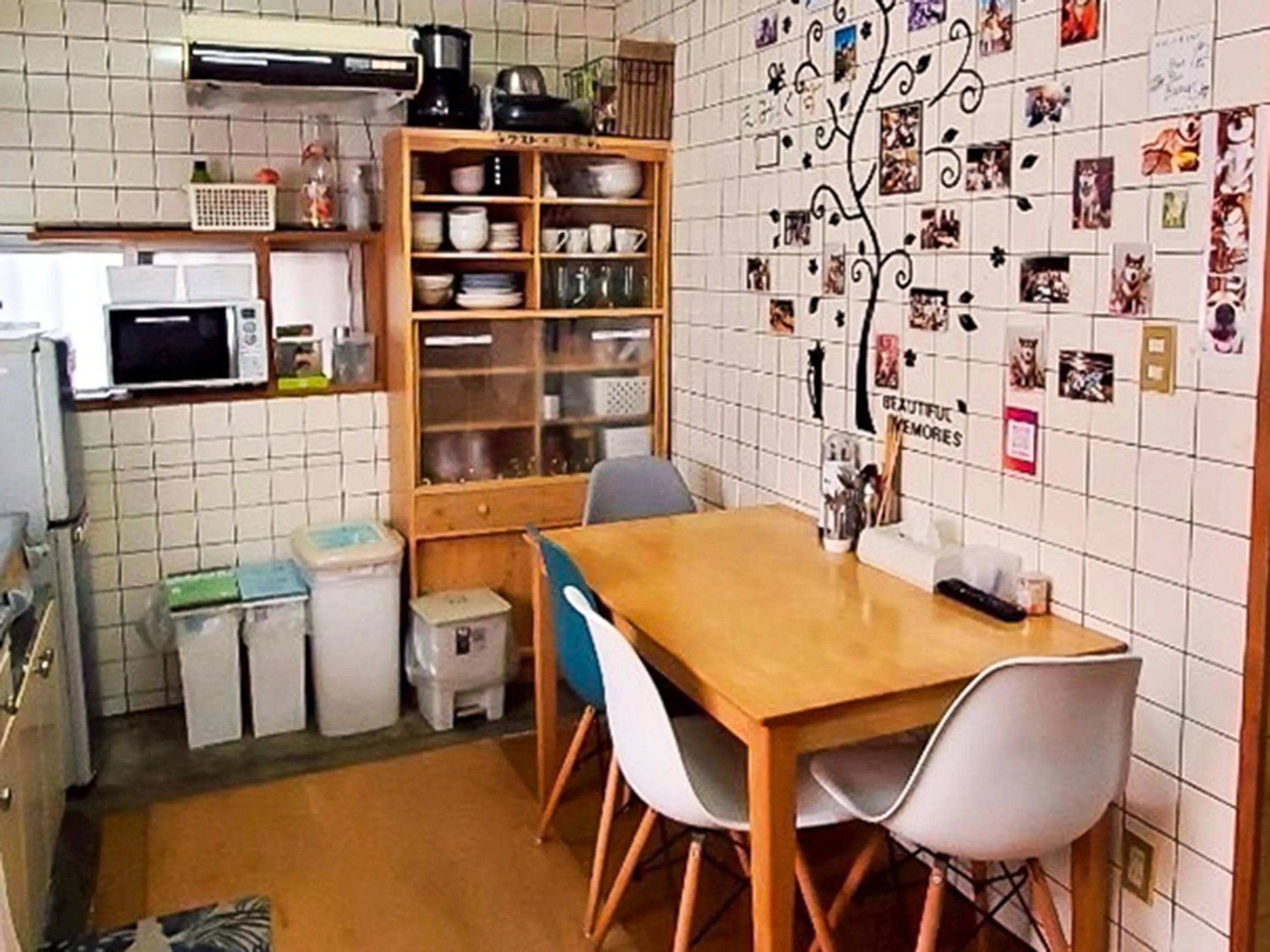 Communal kitchen in Emix Ishigaki