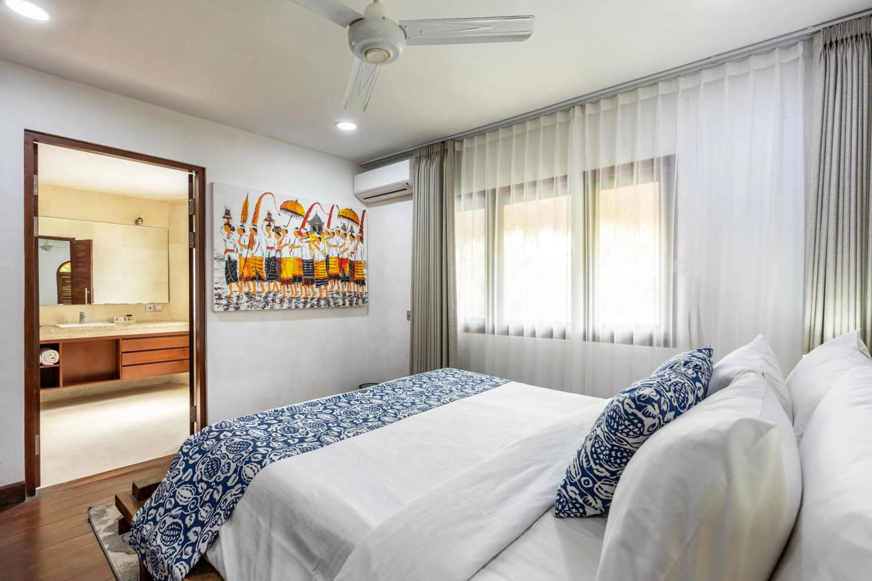 Bedroom, Bed in Elina Villas Seminyak