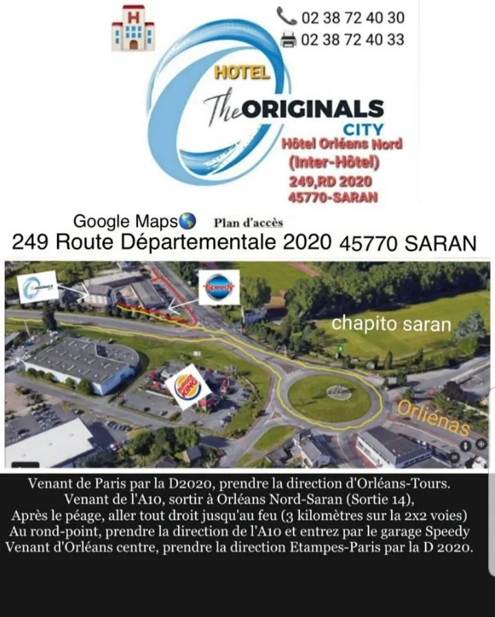 Property building in The Originals City, Hôtel Orléans Nord