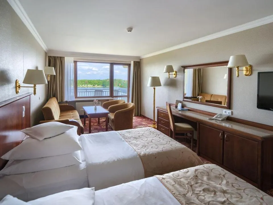 Photo of the whole room, Bed in Hotel Gołębiewski Mikołajki