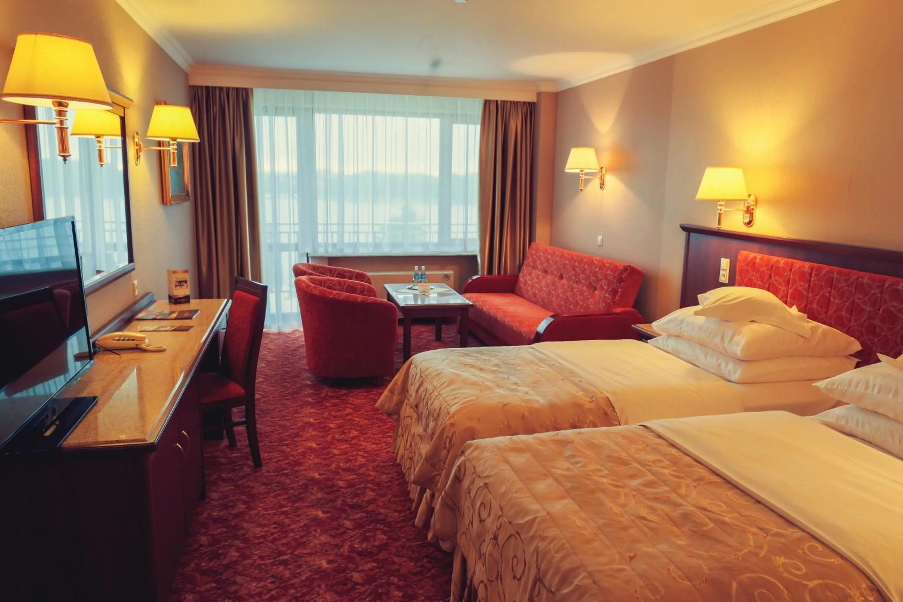 Photo of the whole room, Bed in Hotel Gołębiewski Mikołajki