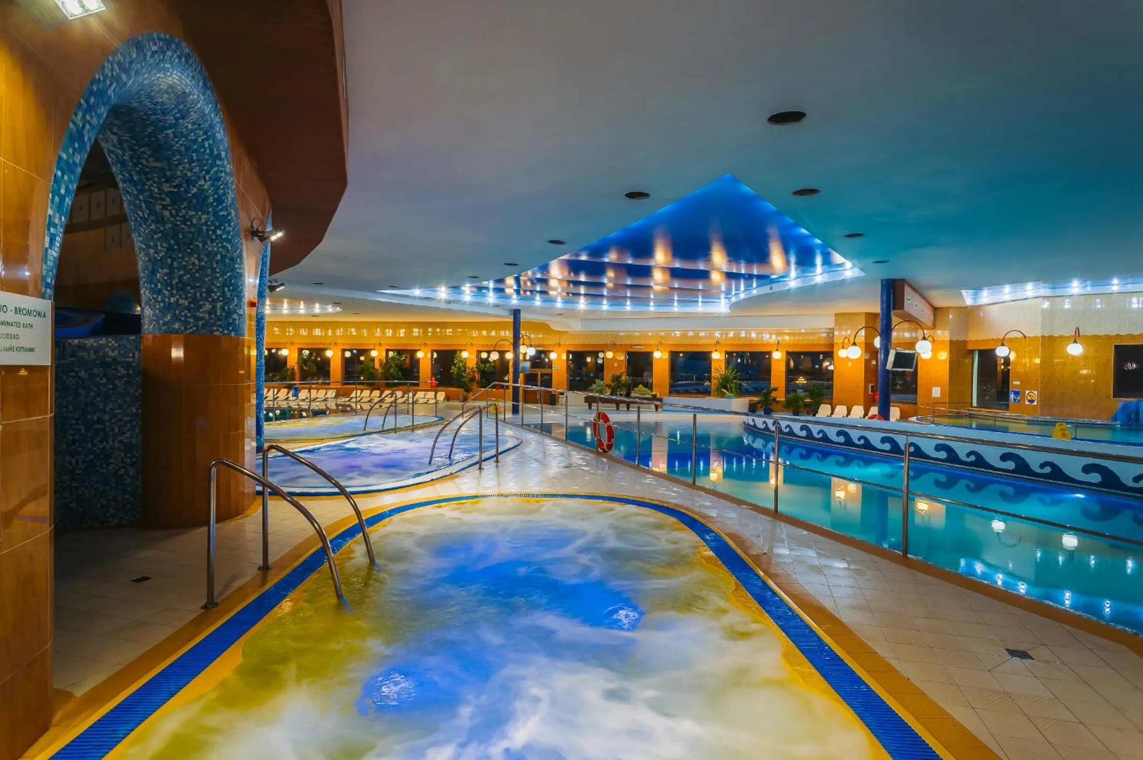 Aqua park in Hotel Gołębiewski Mikołajki