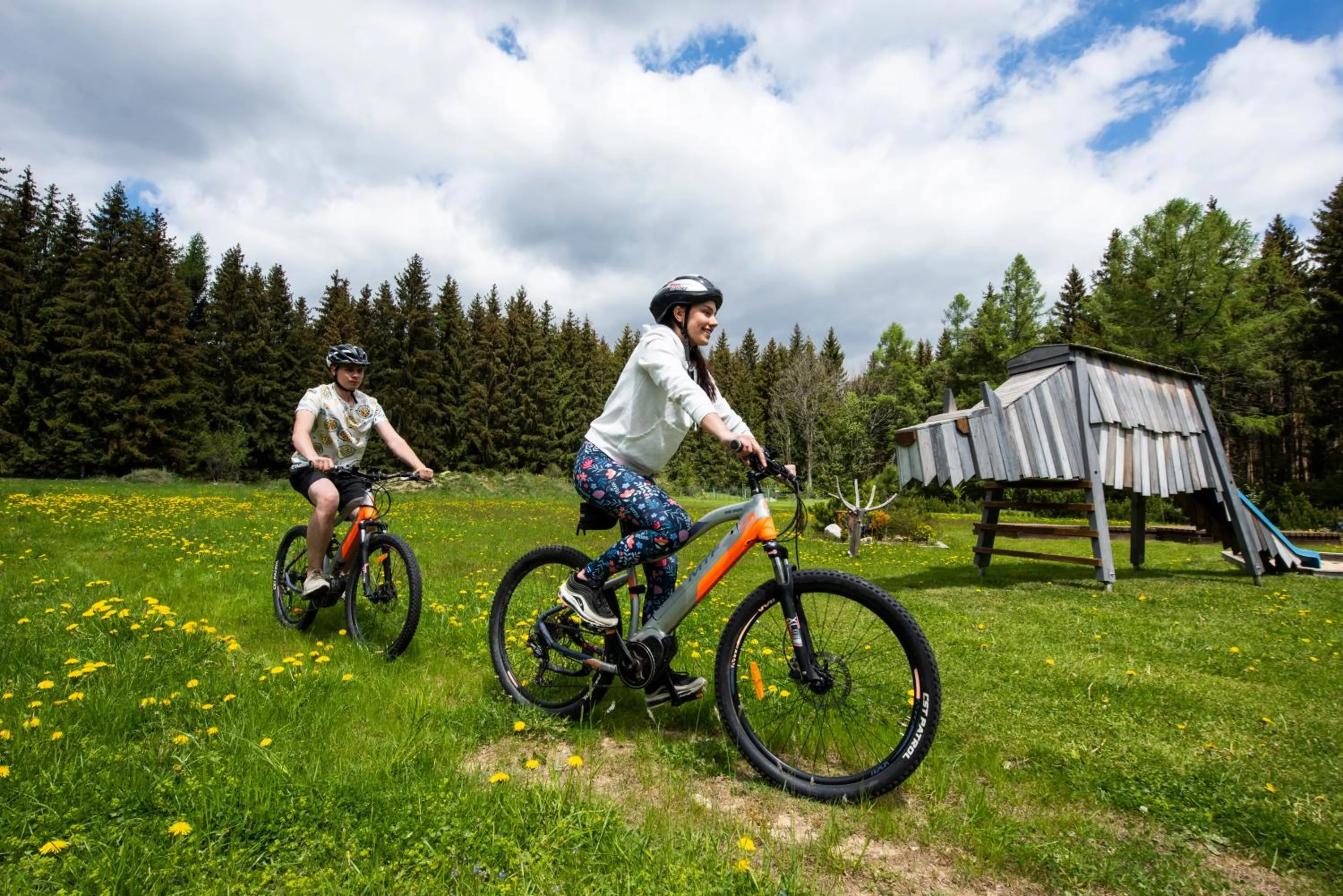 Cycling in Penzion Sileo