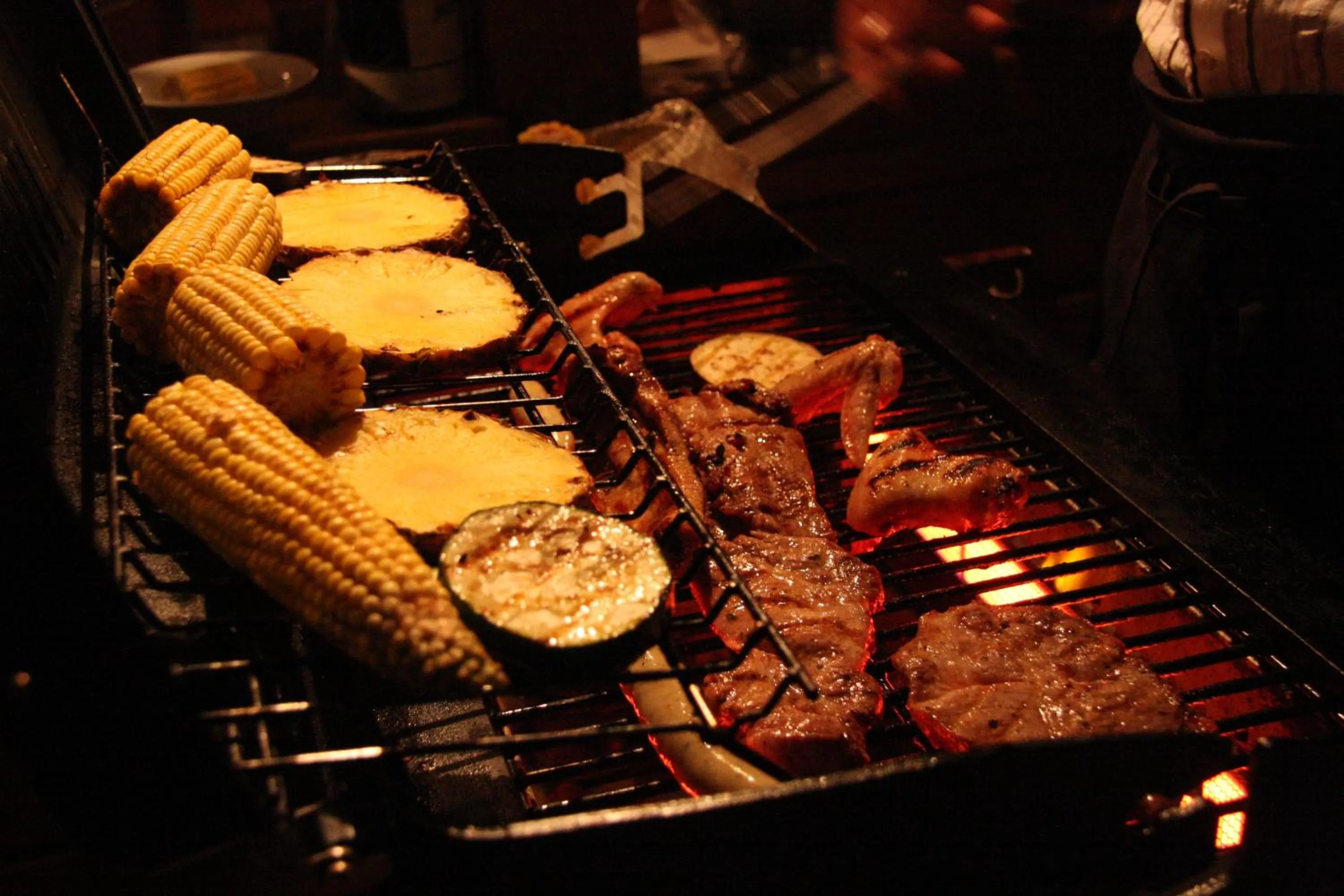 BBQ facilities in Penzion Sileo