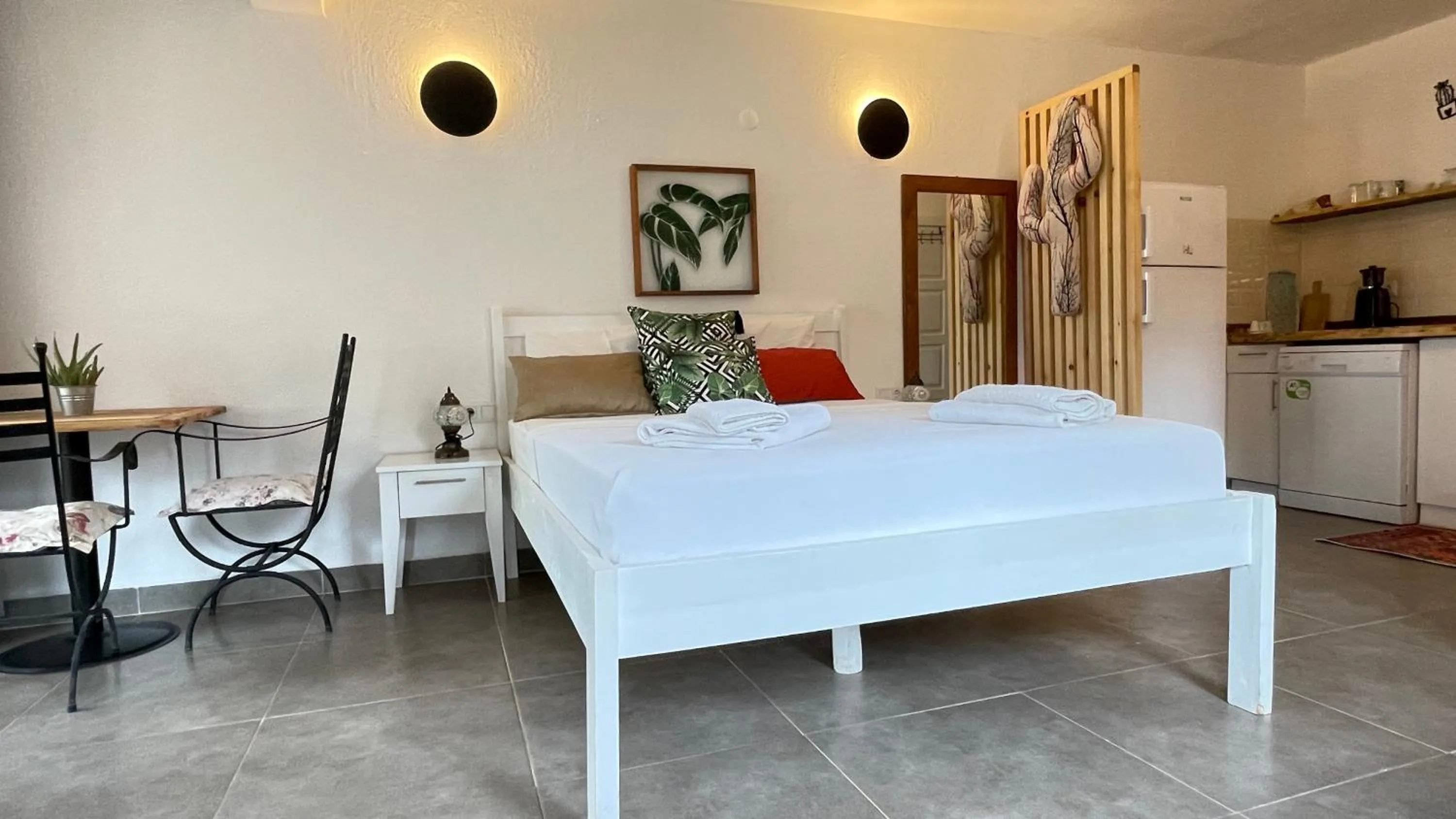 Bed in Kaktus Beach Apart