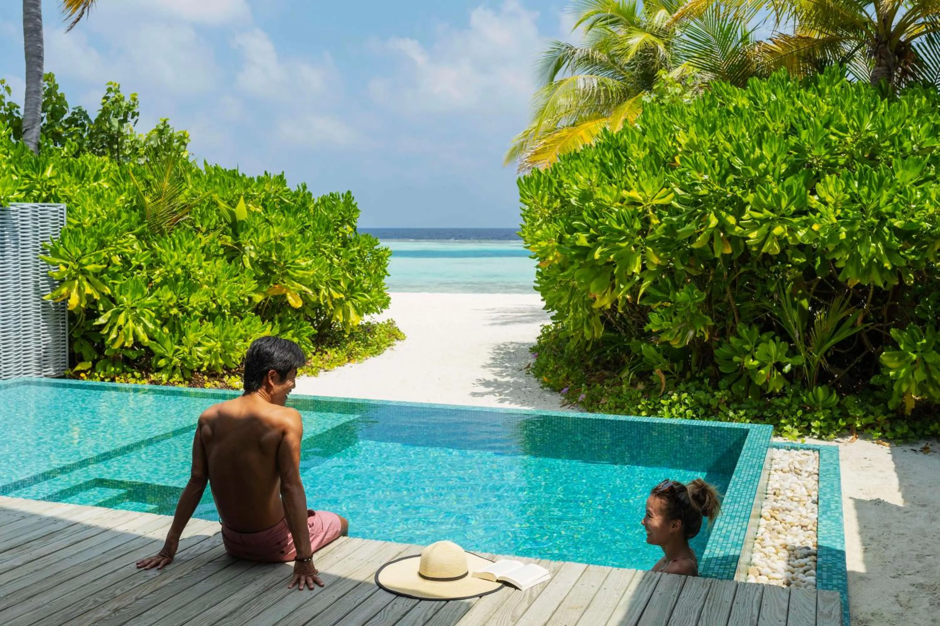 Photo of the whole room in OUTRIGGER Maldives Maafushivaru Resort - 25 percent discount on transfers for min 4 nights stay and more, valid for reservations between 01 July till 22 Dec 2025