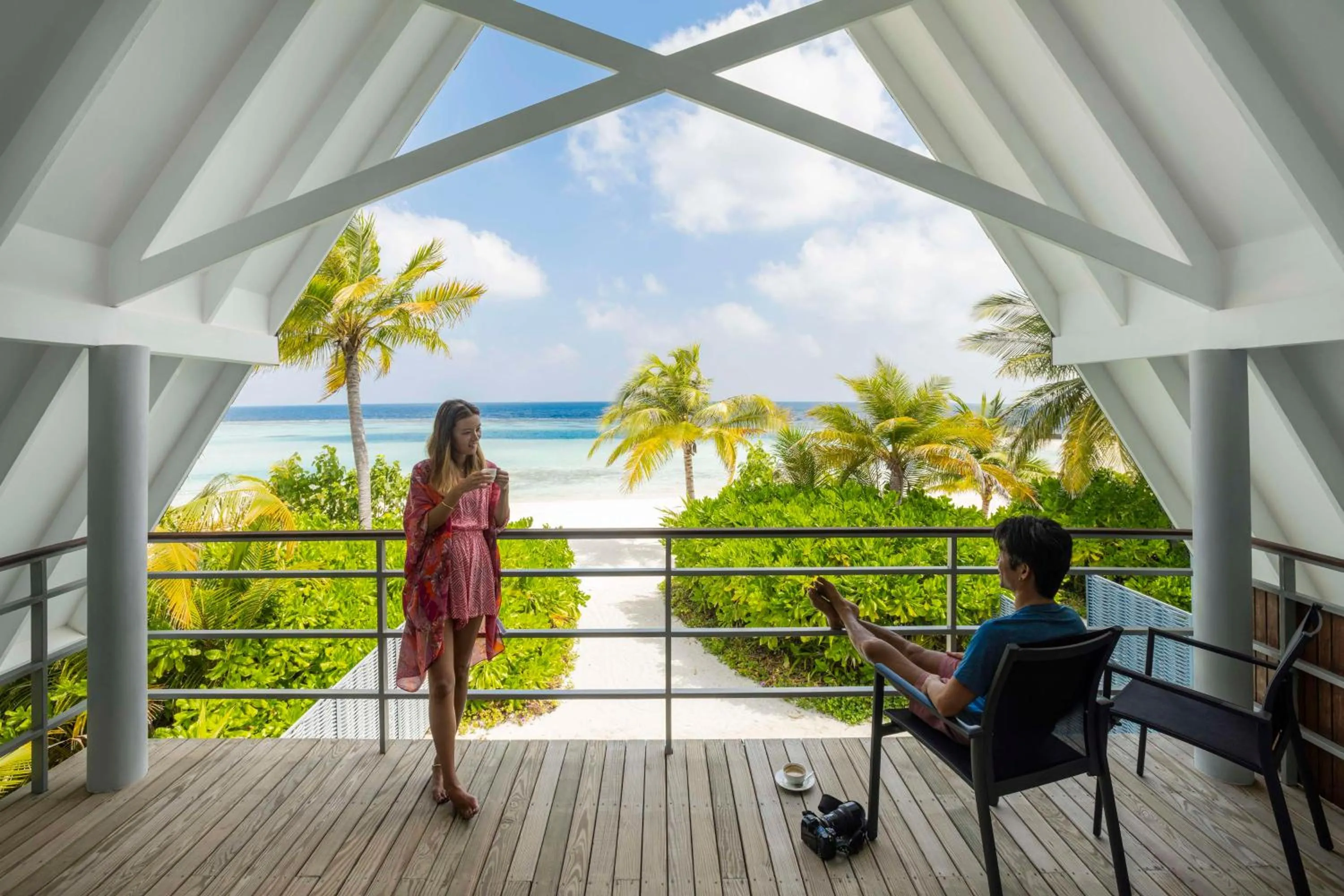 Photo of the whole room in OUTRIGGER Maldives Maafushivaru Resort - 25 percent discount on transfers for min 4 nights stay and more, valid for reservations between 01 July till 22 Dec 2025