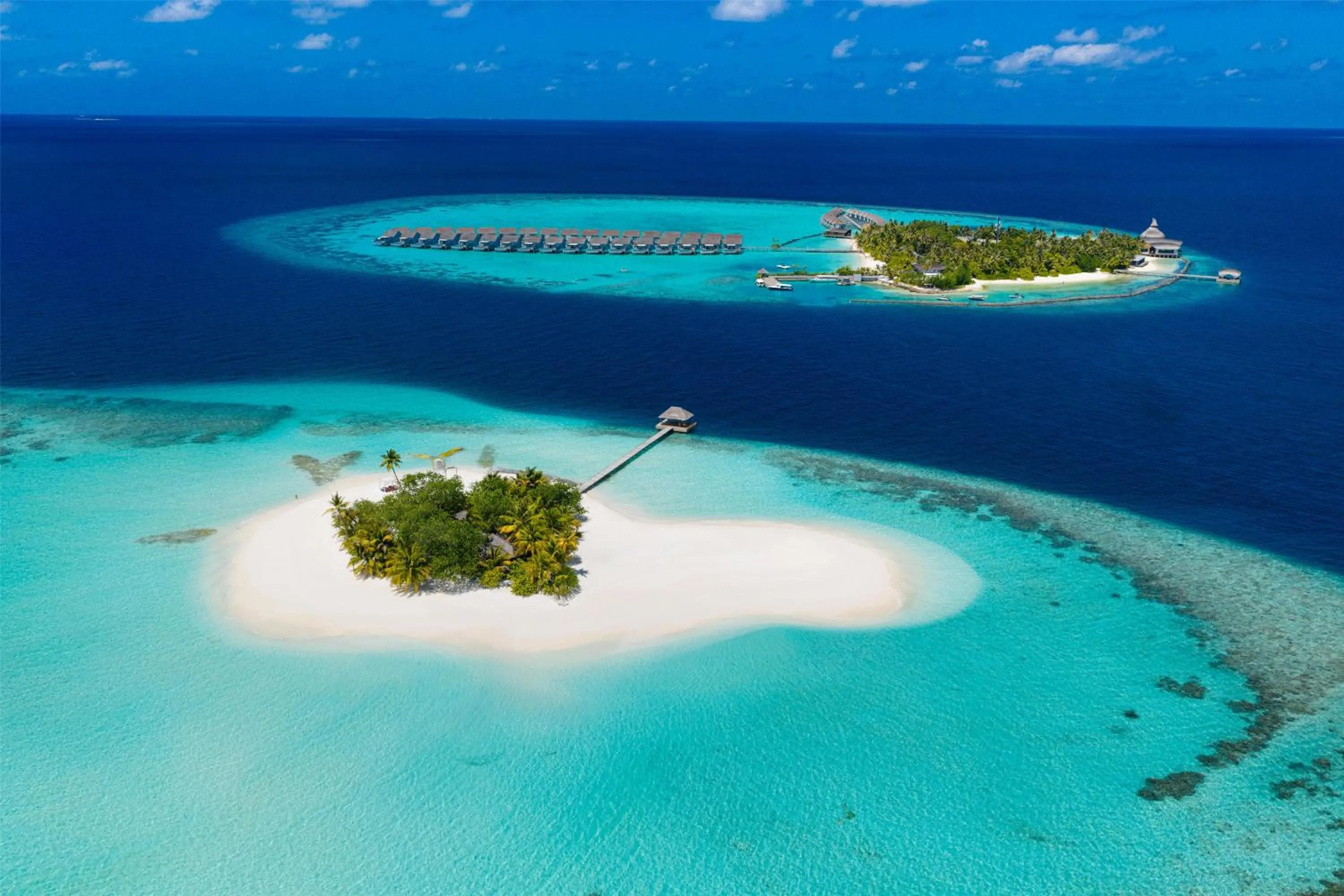 Property building in OUTRIGGER Maldives Maafushivaru Resort