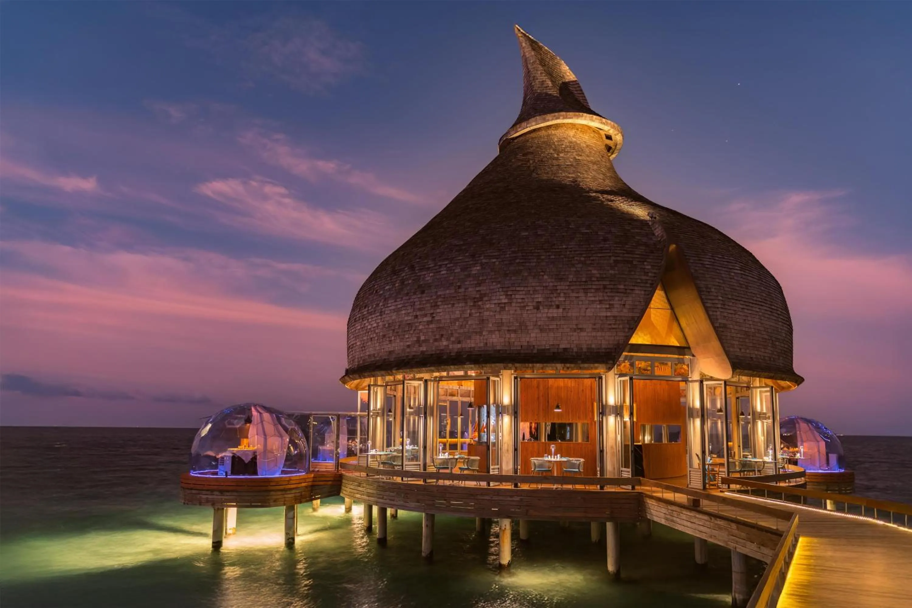 Restaurant/places to eat in OUTRIGGER Maldives Maafushivaru Resort