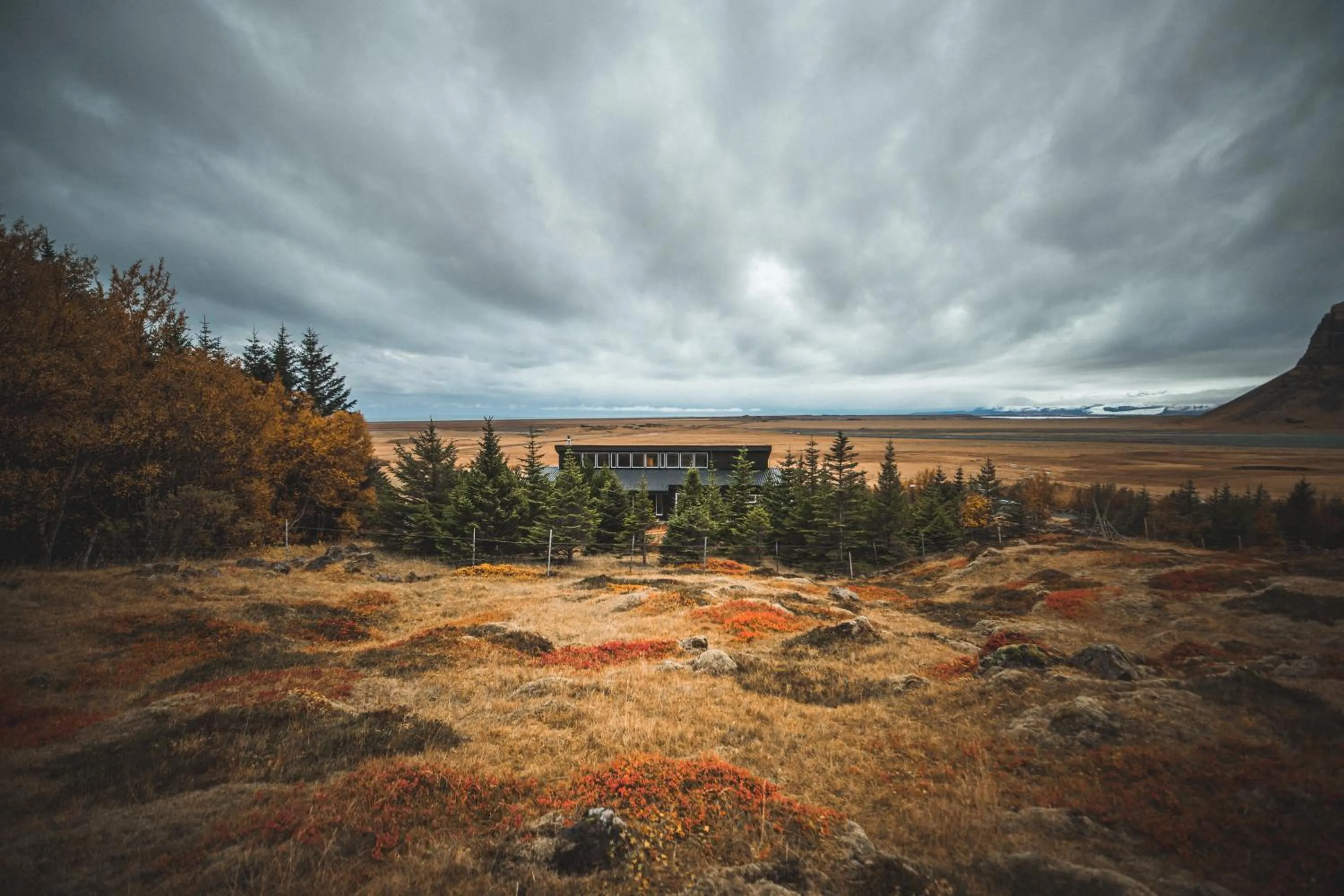 Property building in Ekra Glacier Lagoon