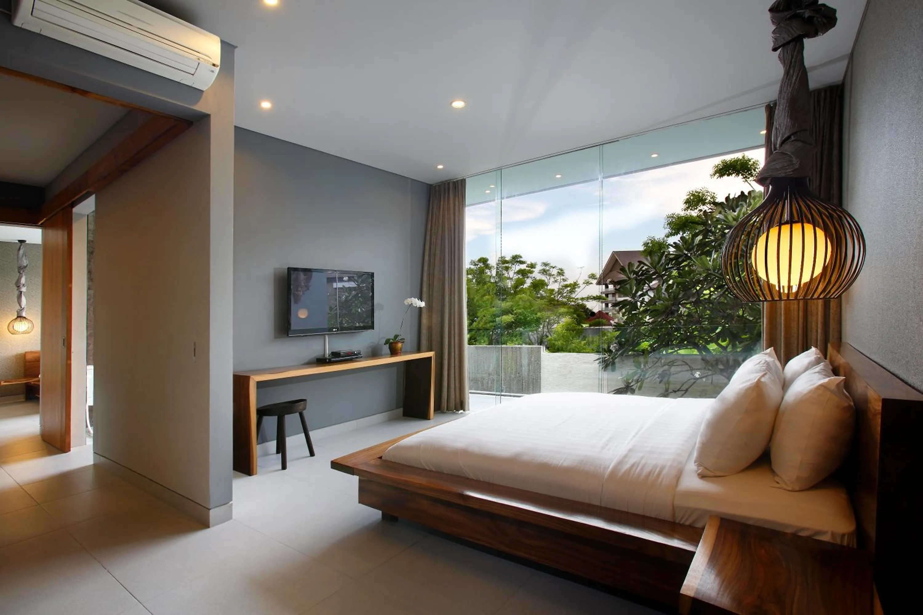 Photo of the whole room, Bed in Sandhya Villa Canggu Echo Beach