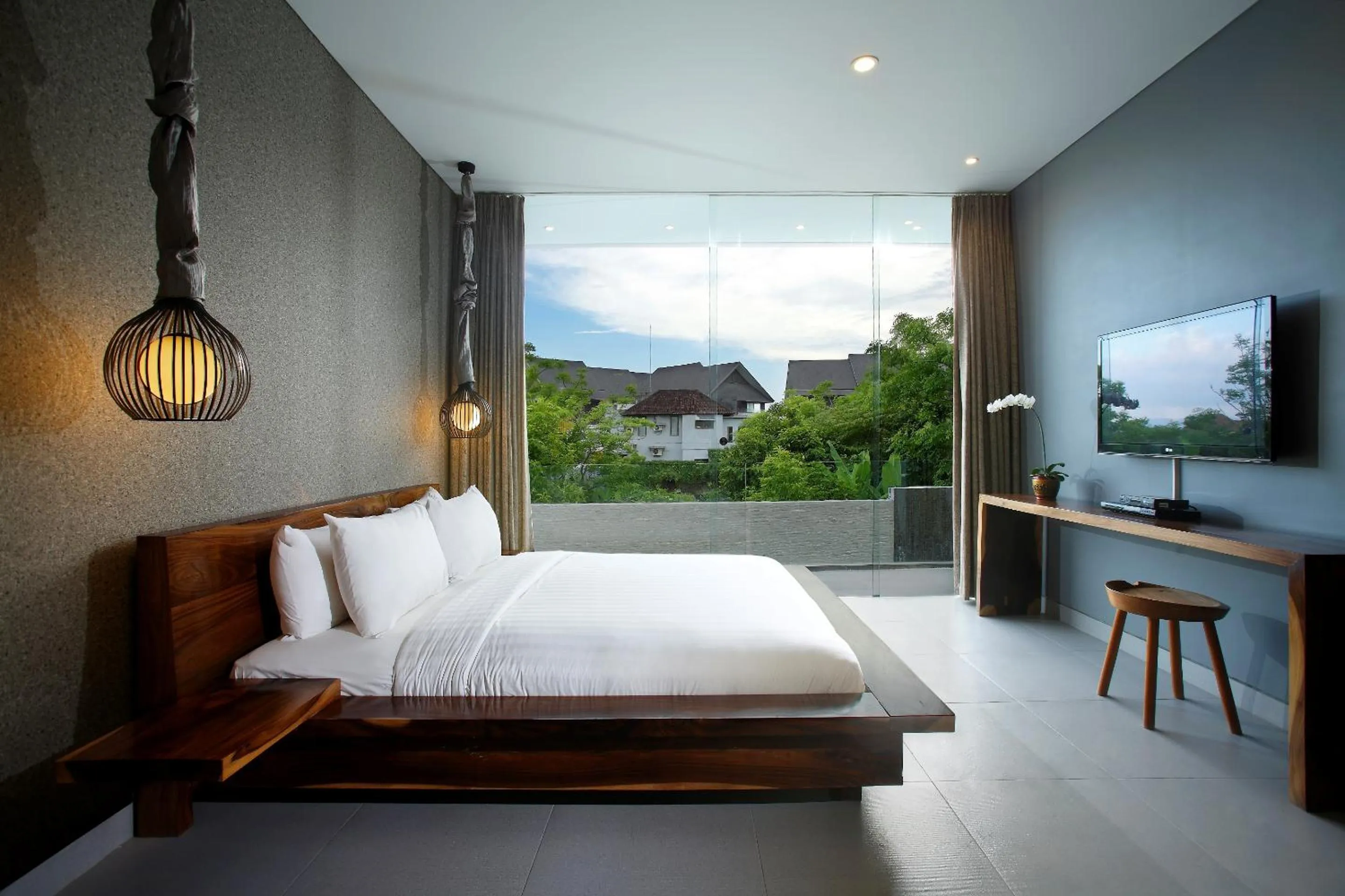 Bedroom, Bed in Sandhya Villa Canggu Echo Beach