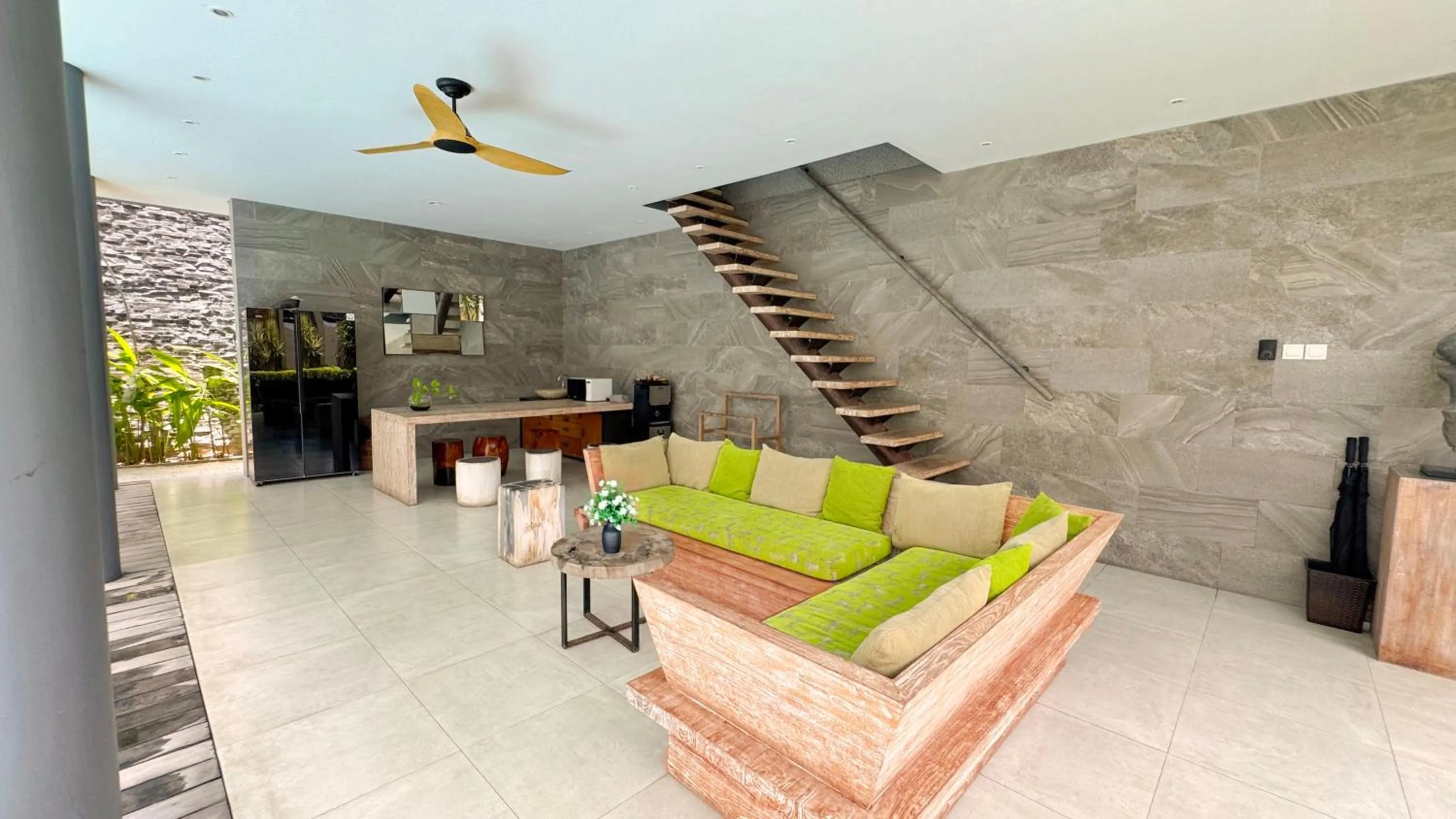 Living room in Sandhya Villa Canggu Echo Beach