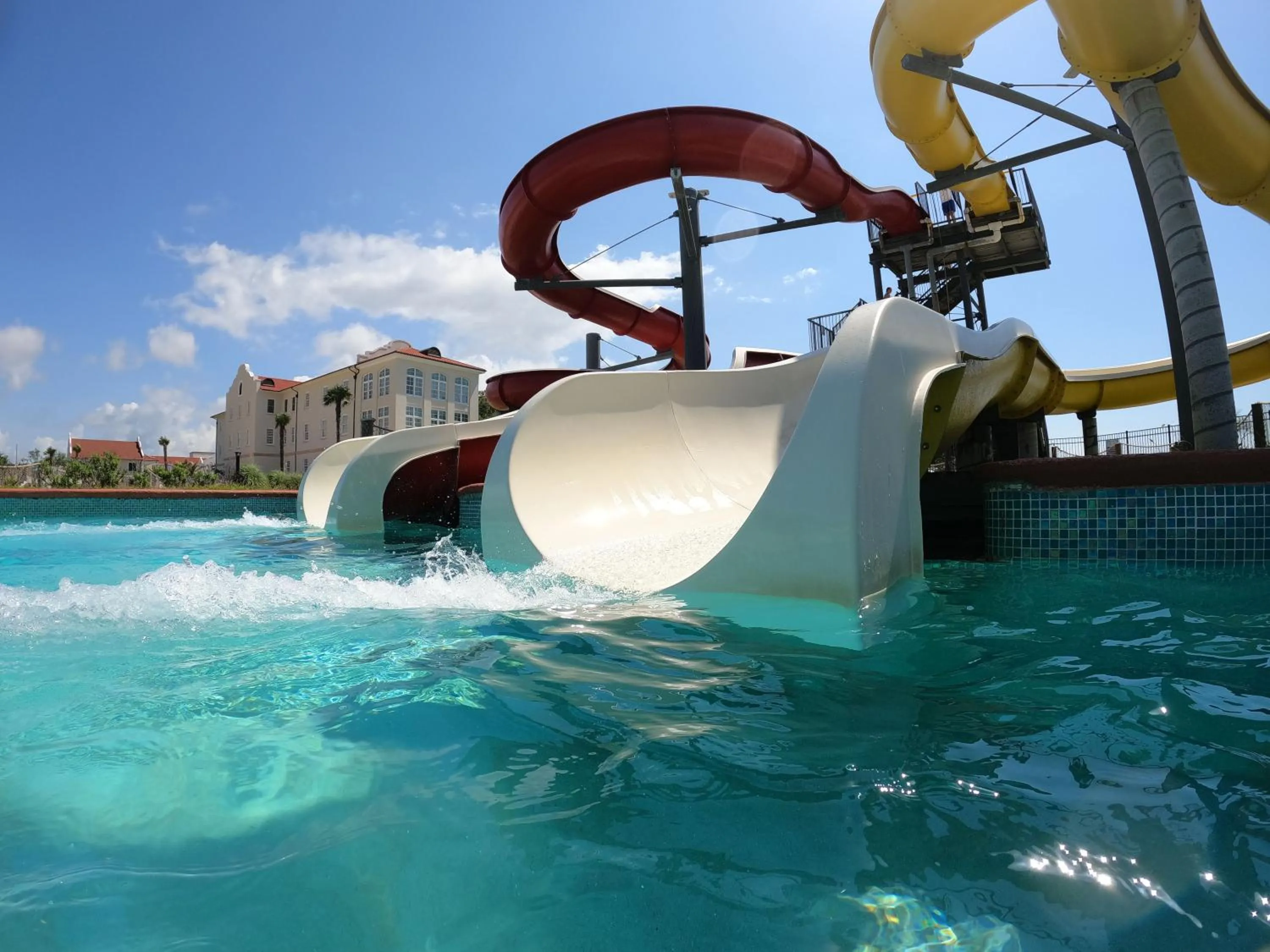 Aqua park in Centennial Plaza Resort Gulfport