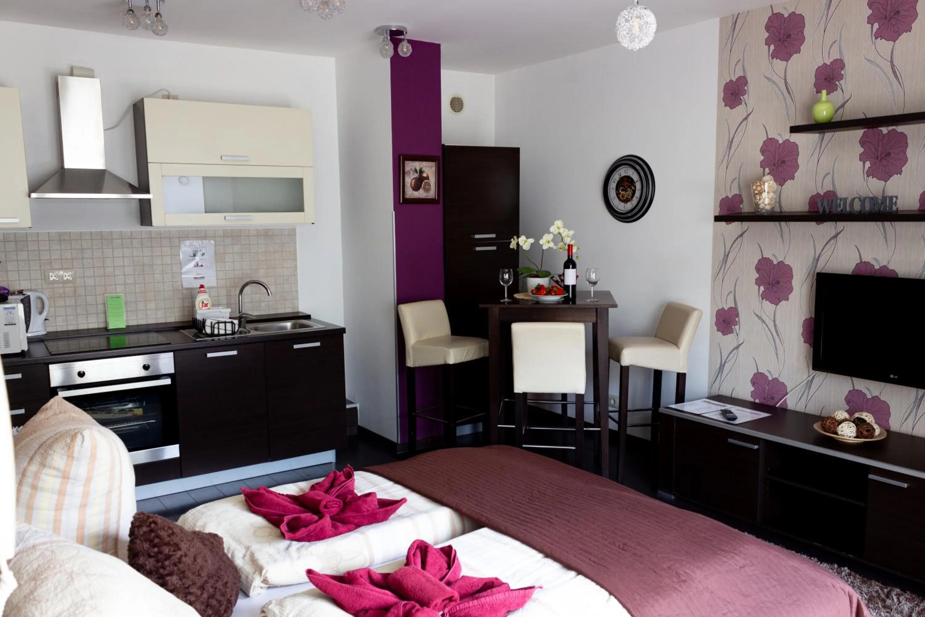 Kitchen or kitchenette in Budapest Center Residence