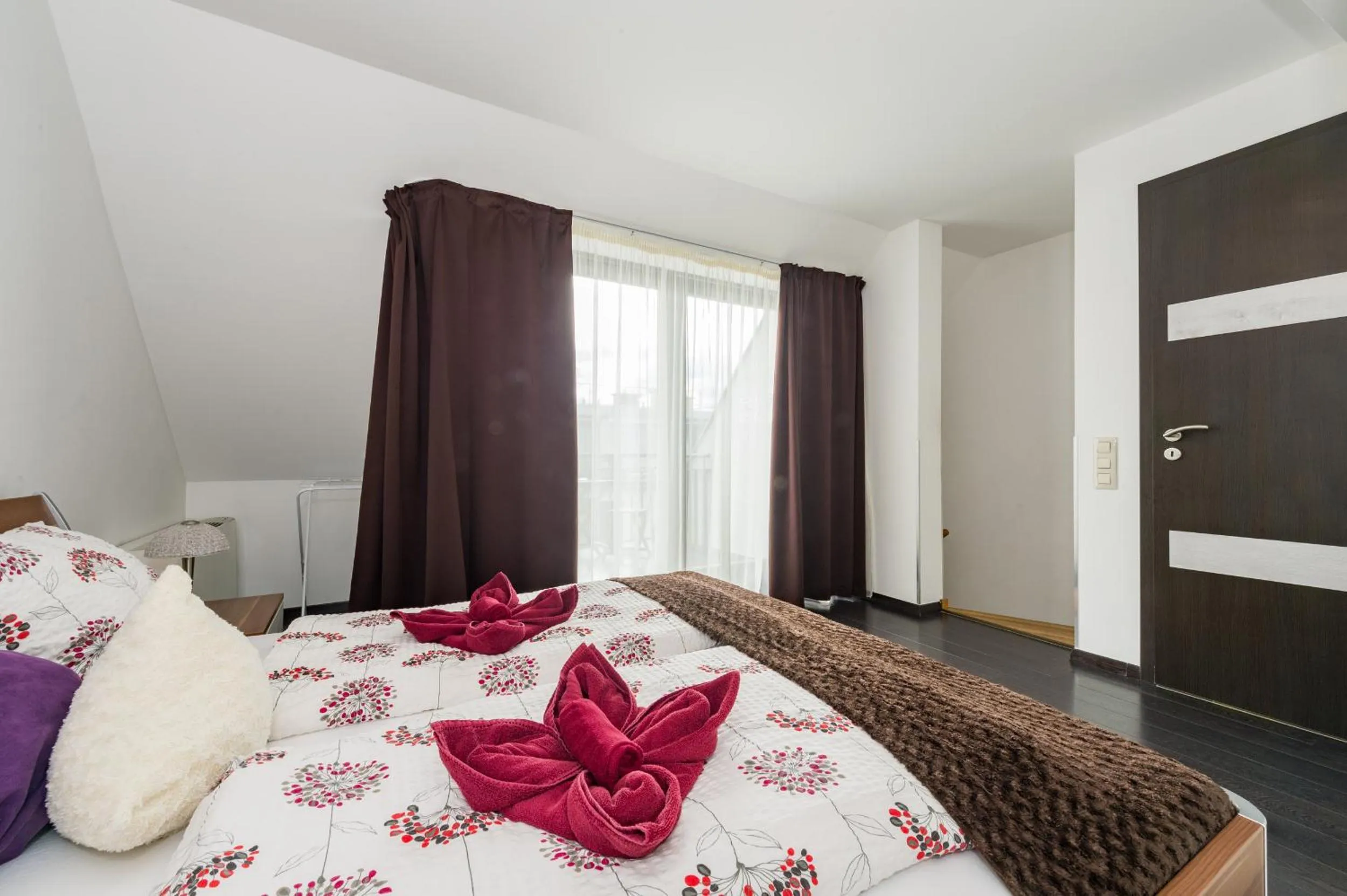 Bedroom, Bed in Budapest Center Residence