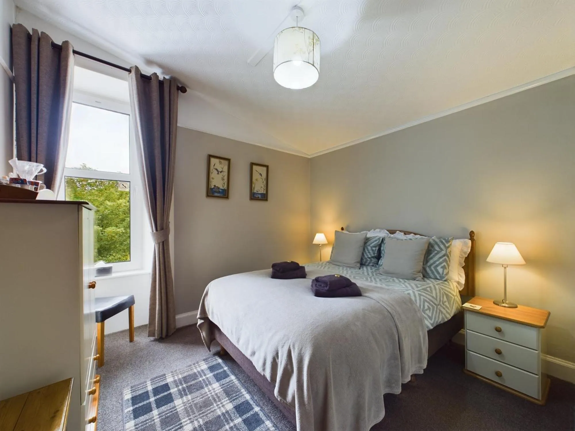 Bed in The Tregortha B&B