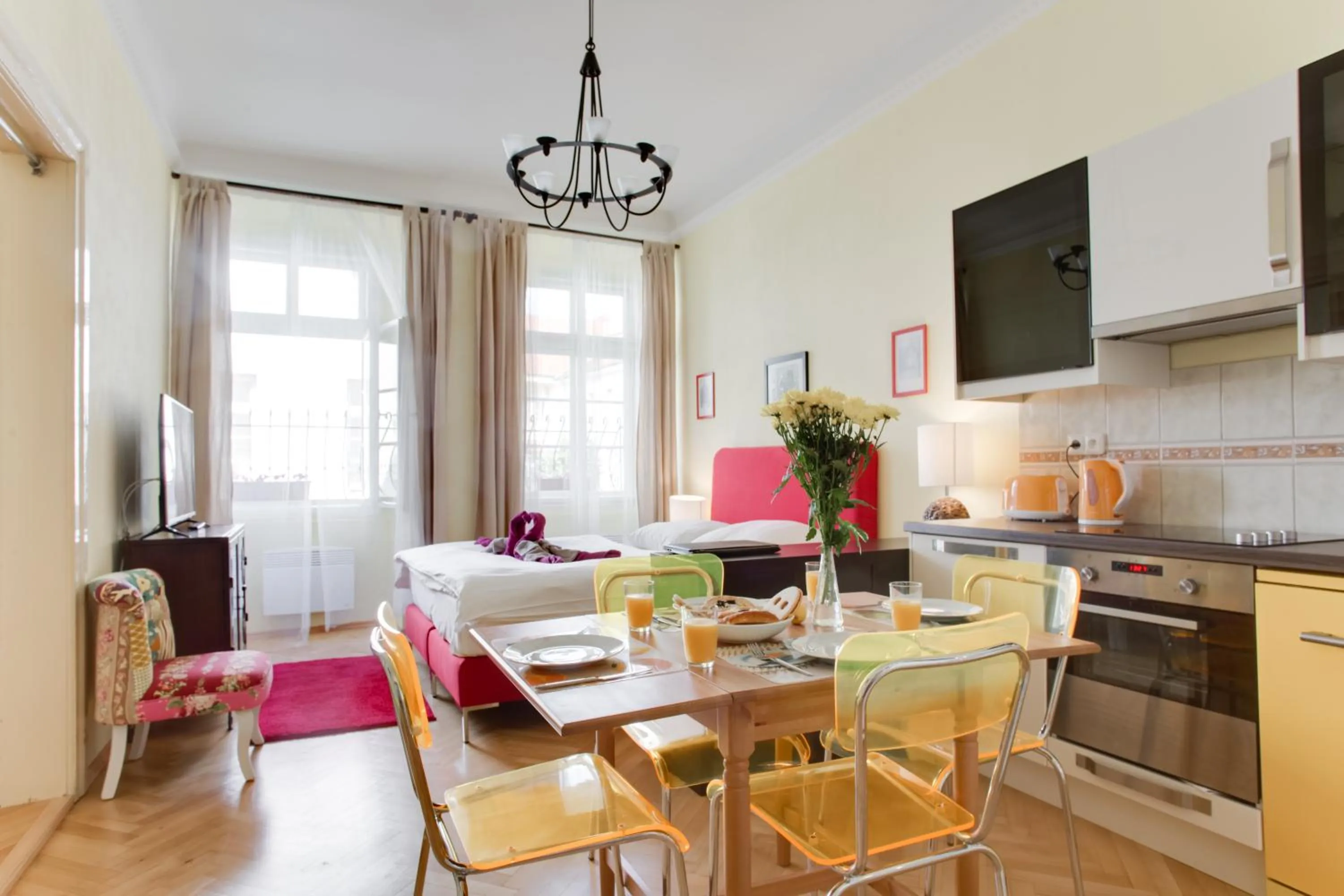 Photo of the whole room in Prague Siesta Apartments