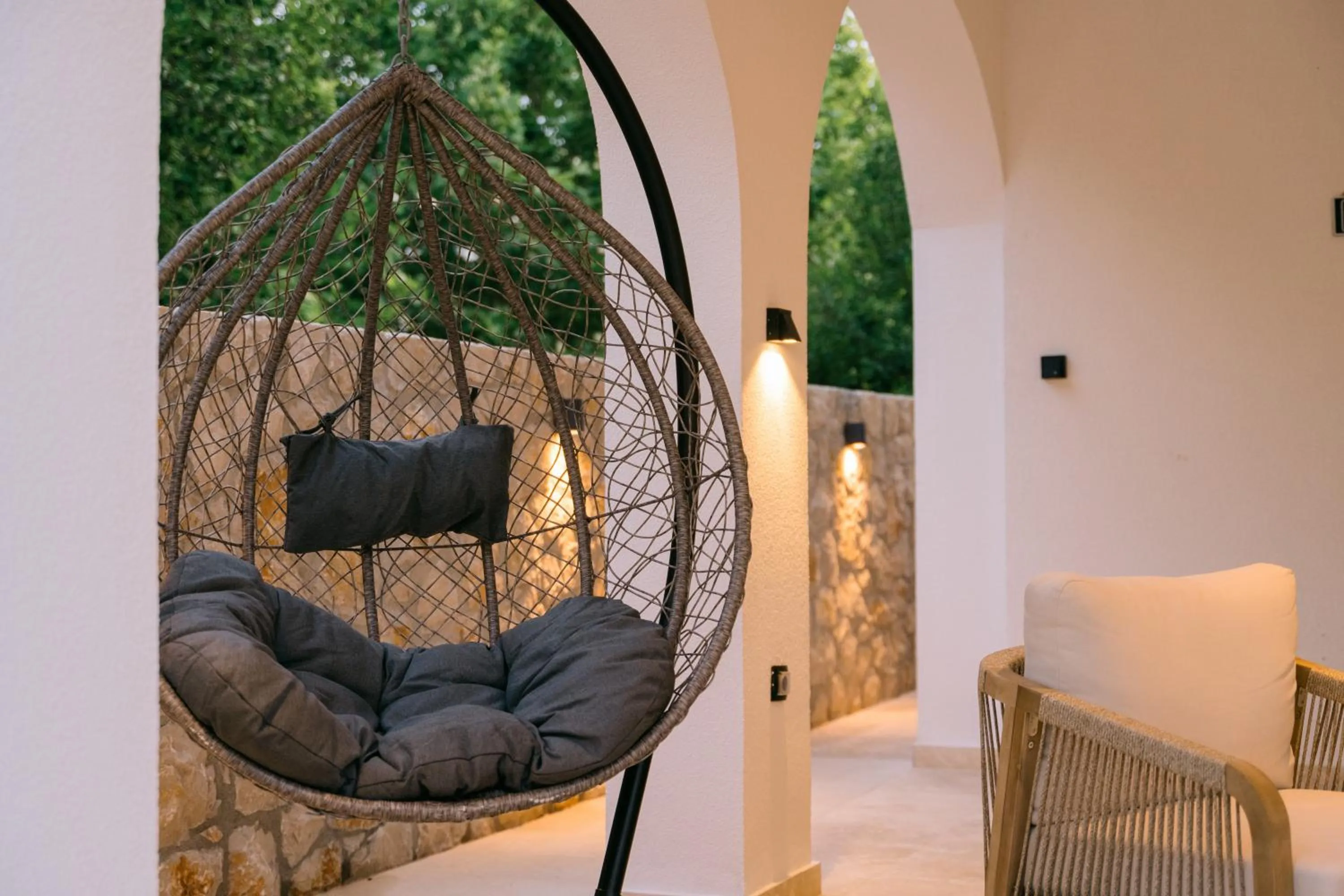 Seating area in B&B Lovac