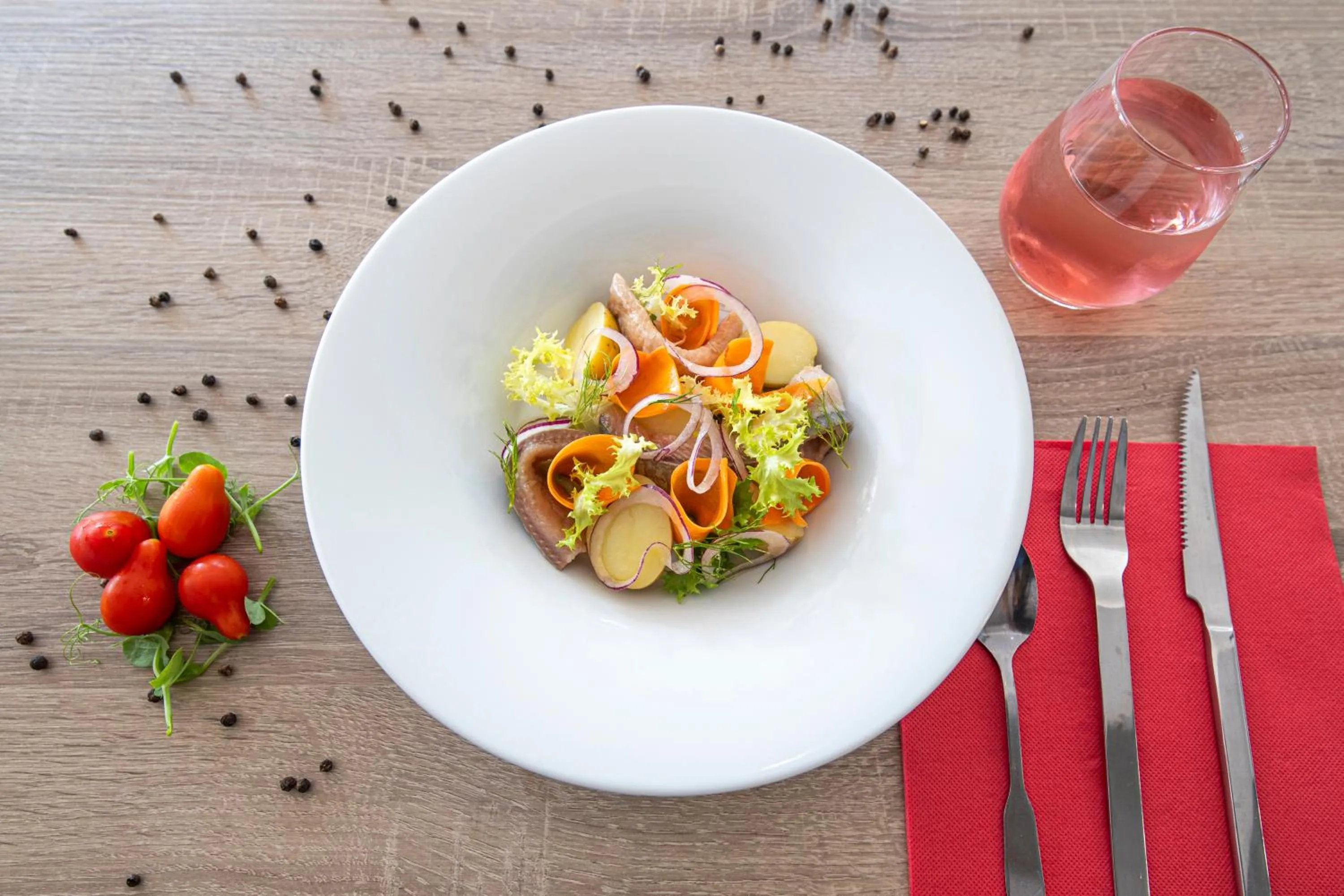 Restaurant/places to eat in Atoll Hotel Logis Angers, Beaucouzé