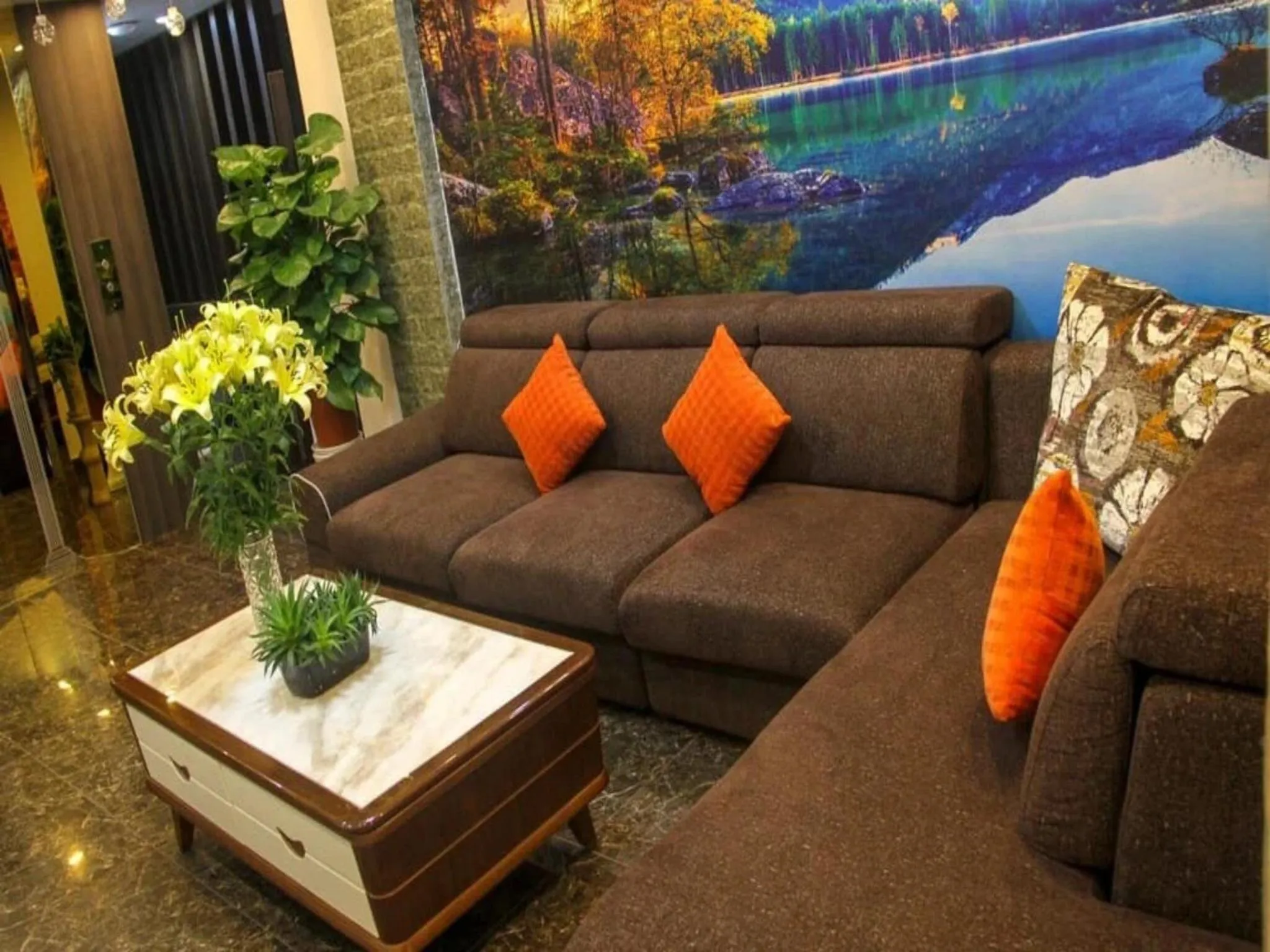 Living room in Le Tuan Minh Hotel