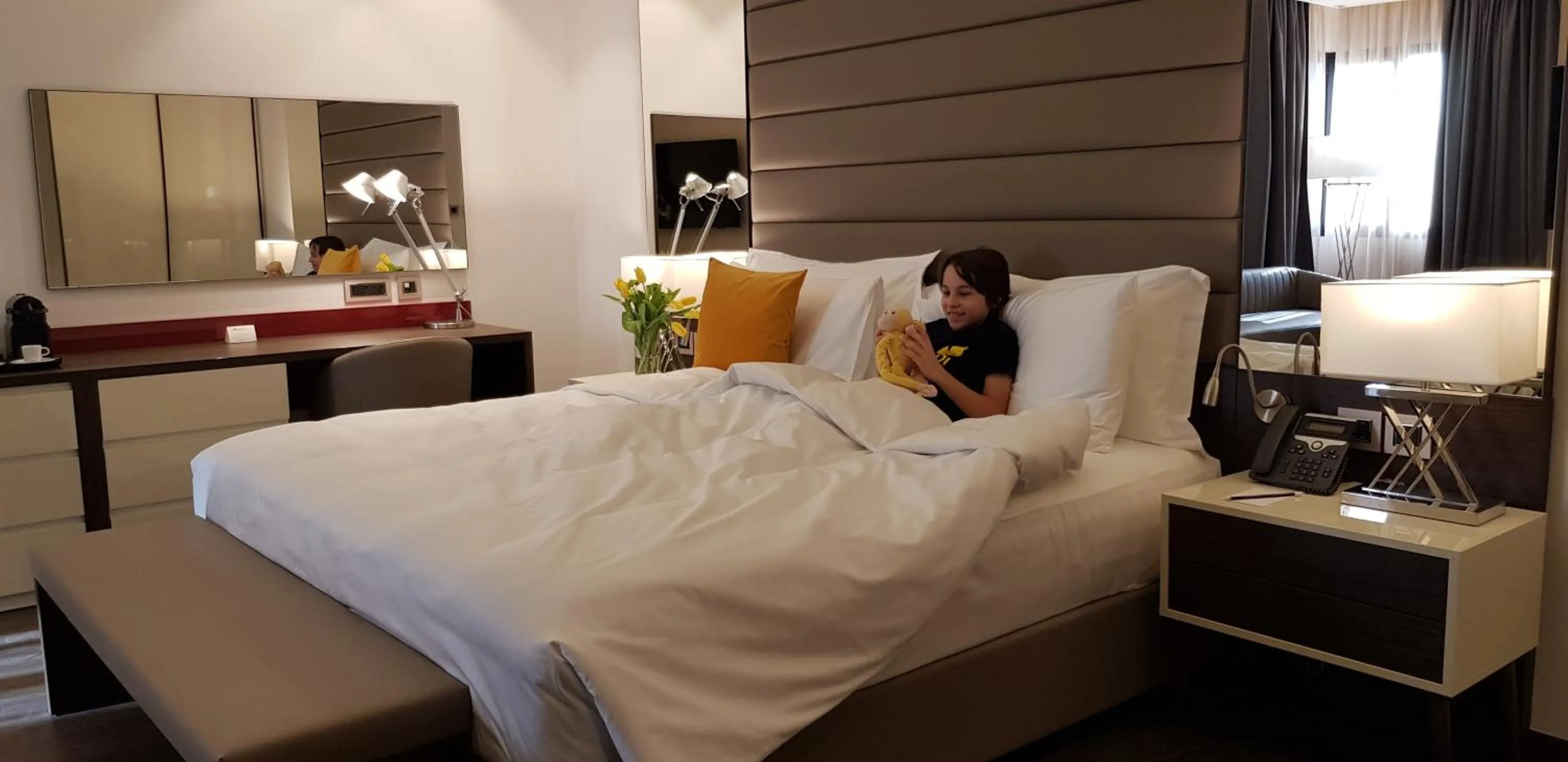 Bedroom, Bed in Swiss-Belboutique Bneid Al Gar Kuwait