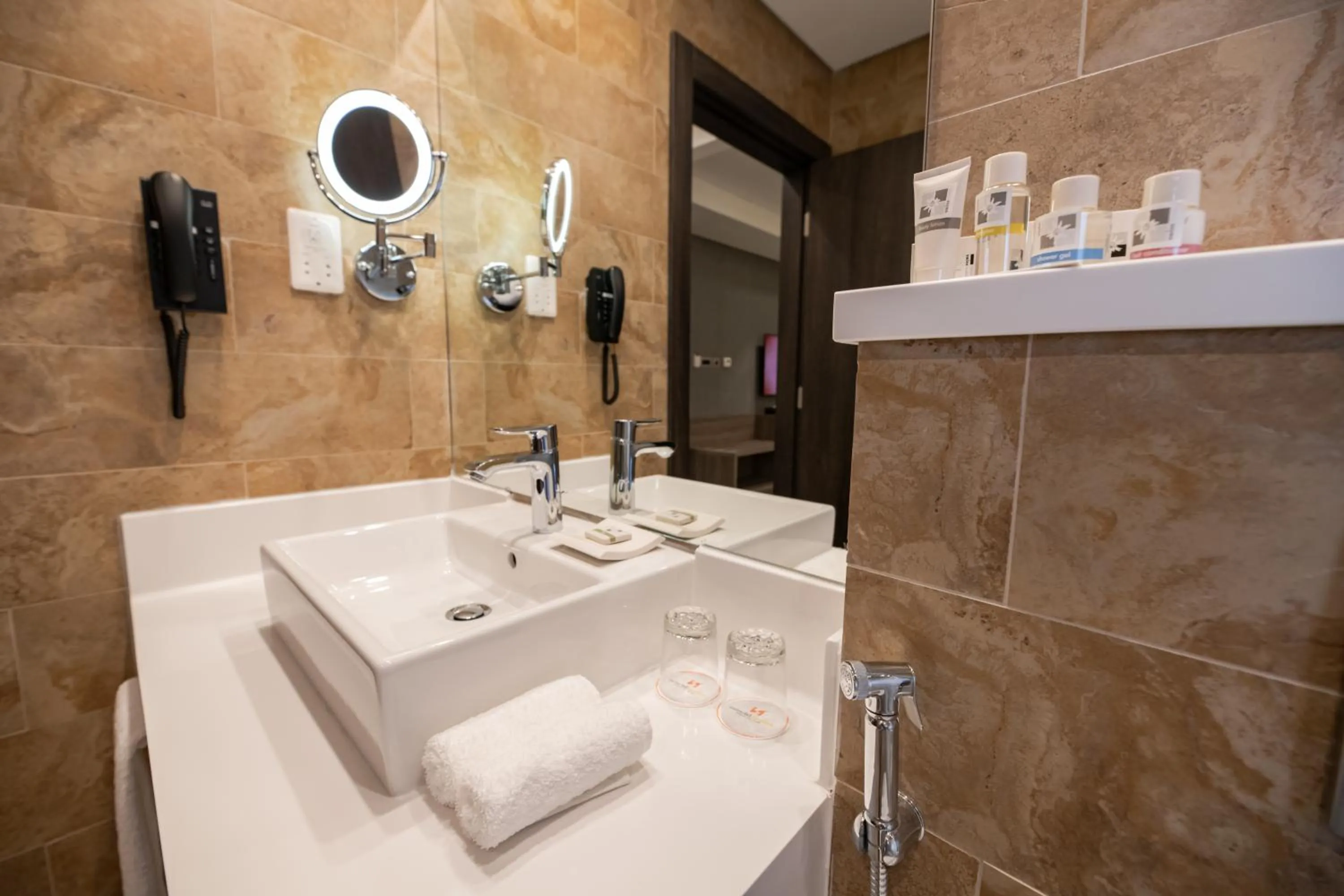 Bathroom in Swiss-Belboutique Bneid Al Gar Kuwait