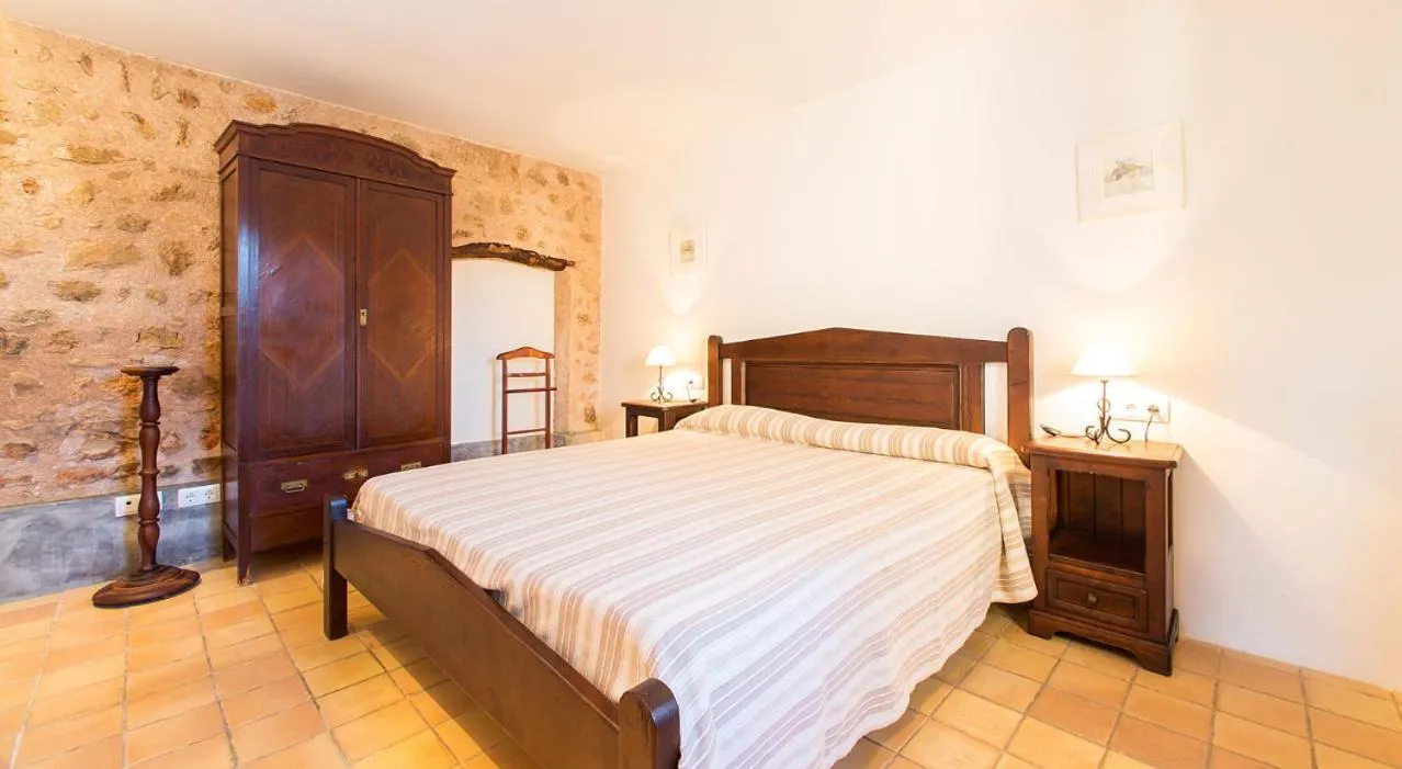 Bed in Finca Hotel Ses Cases Noves