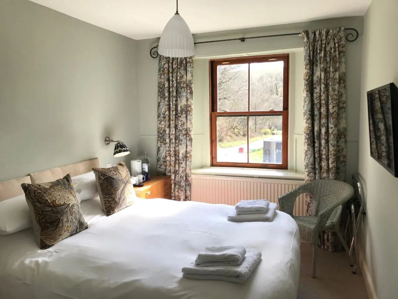 Bed in The Exmoor Forest Inn