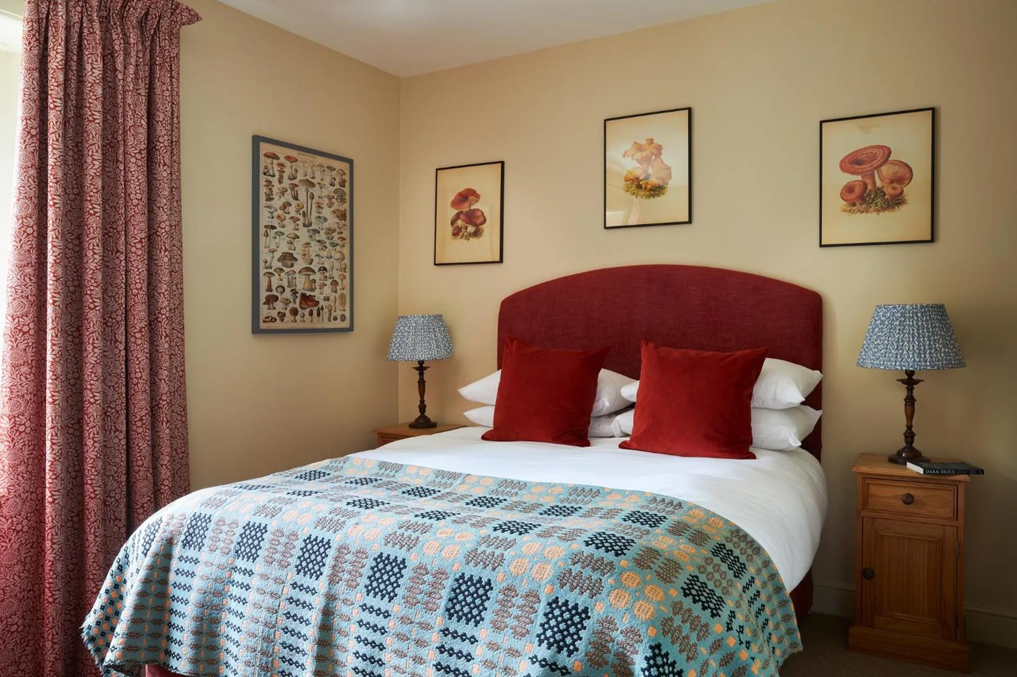 Bed in The Exmoor Forest Inn