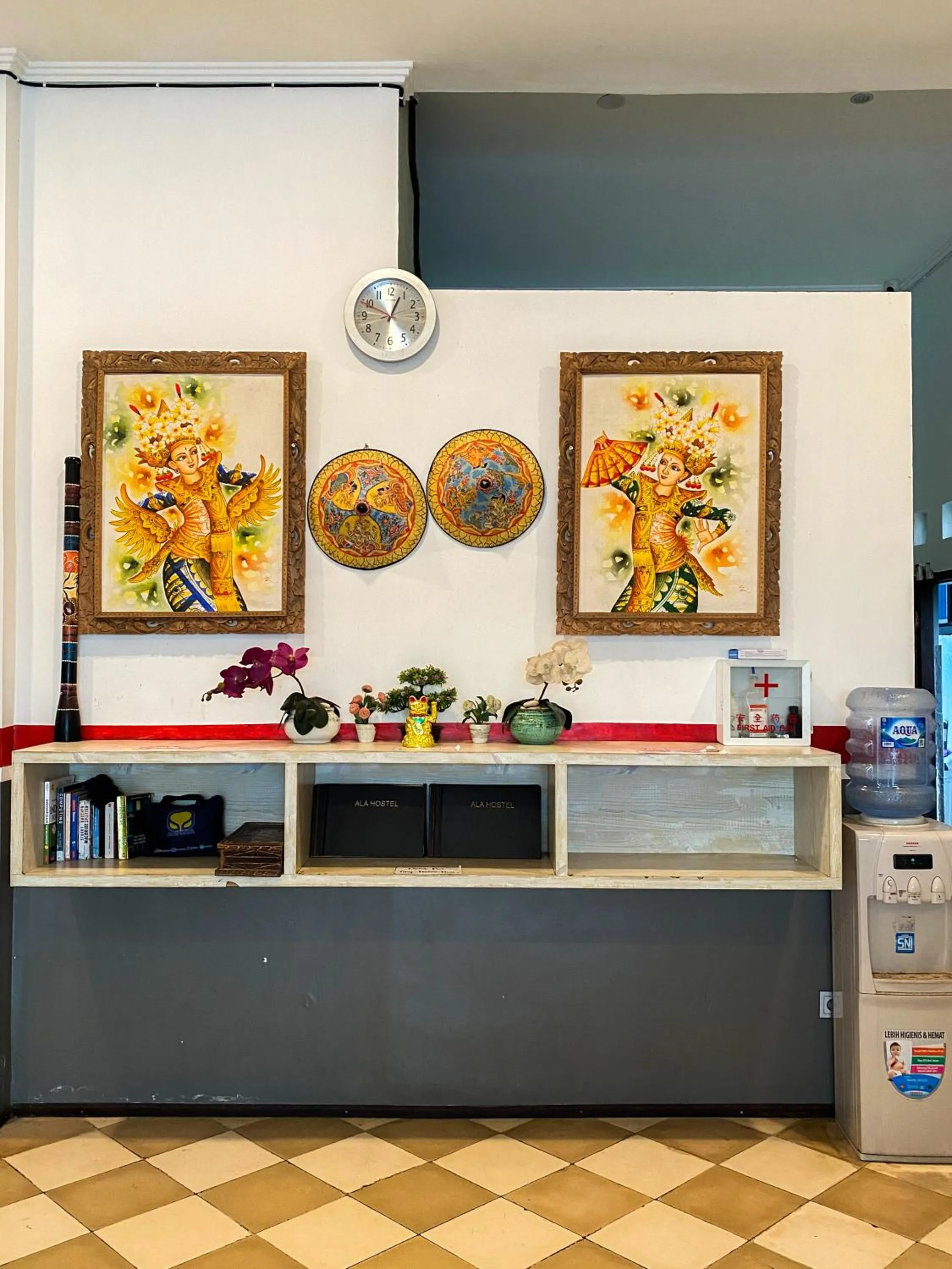 Lobby or reception in ALA Hostel