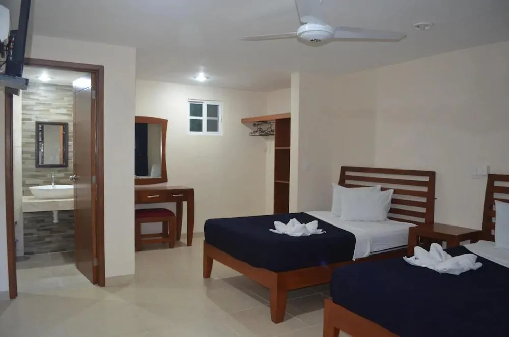 Bed in Progreso Beach Hotel