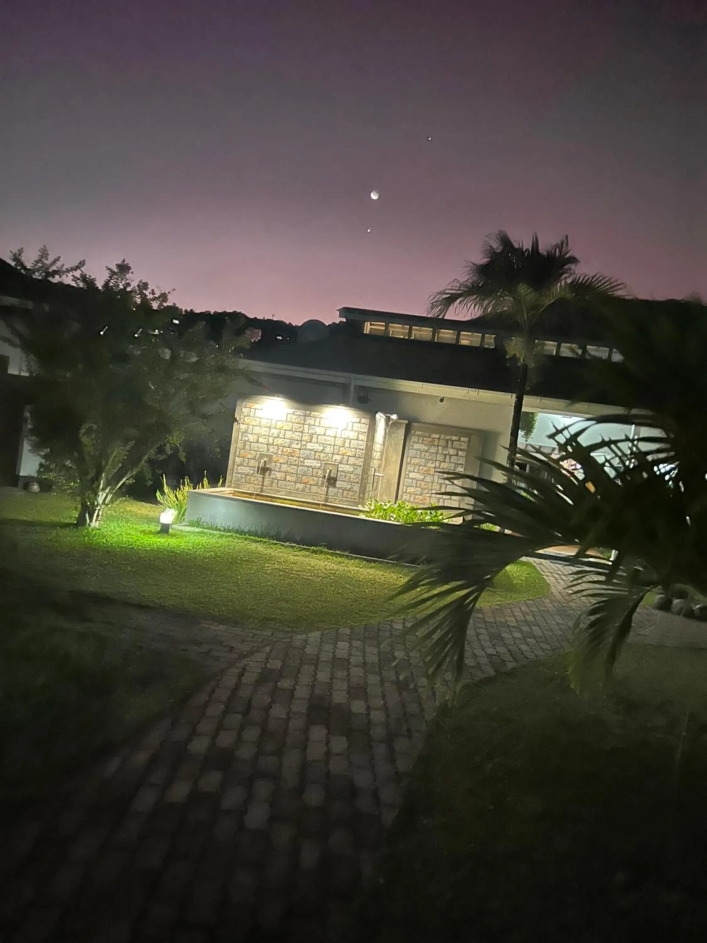 Garden view in Hotel La Roussette