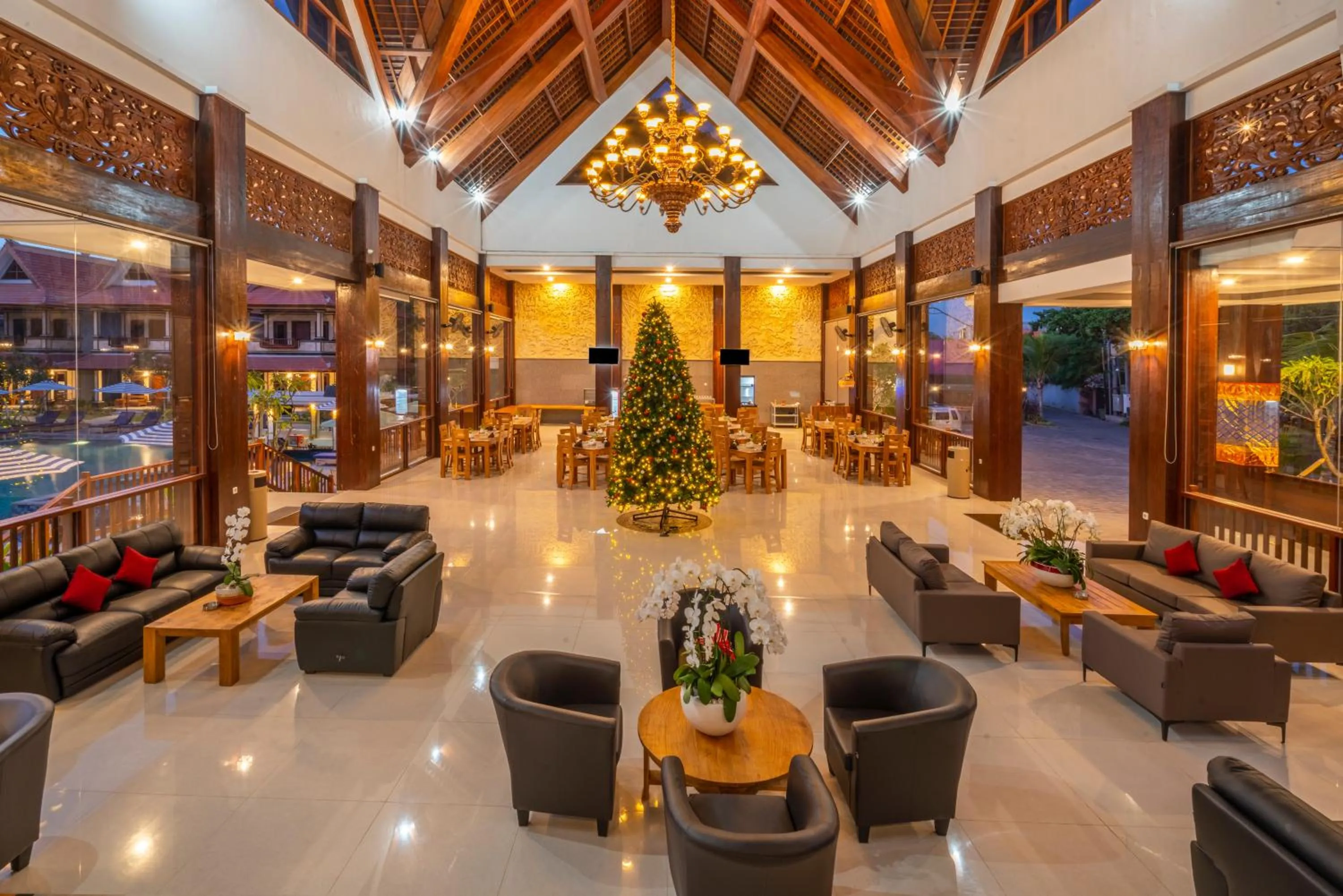 Lobby or reception in The Salila Beach Resort