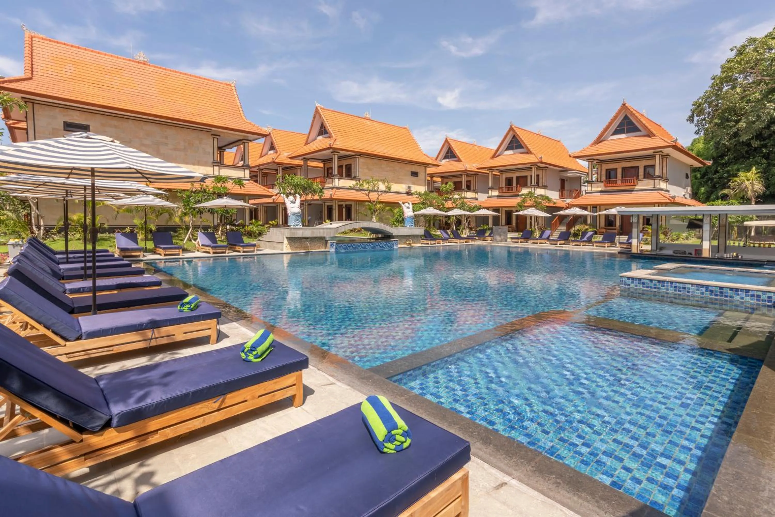 Swimming pool in The Salila Beach Resort