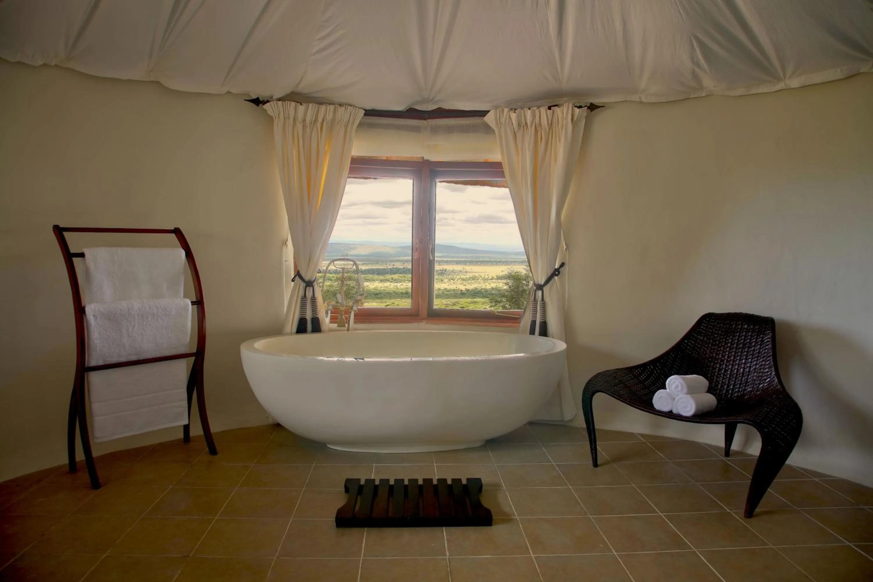 Bathroom in Olarro Lodge