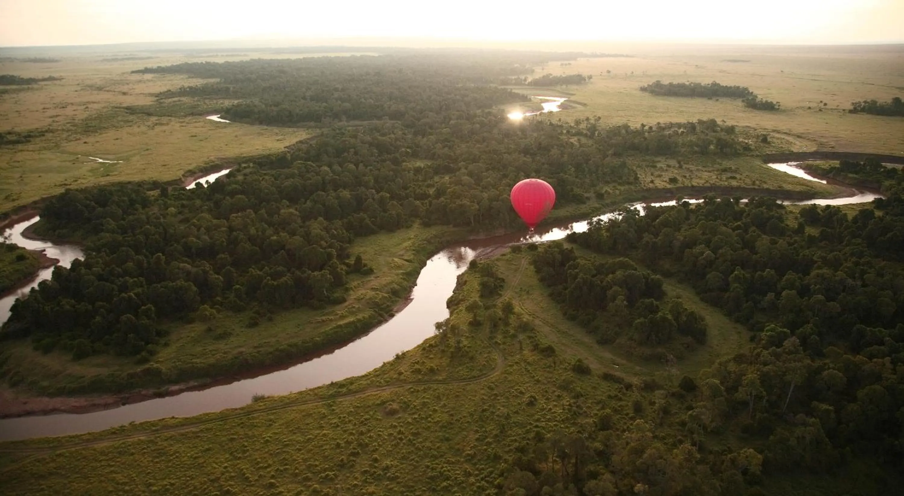 Bird's eye view in Olarro Lodge