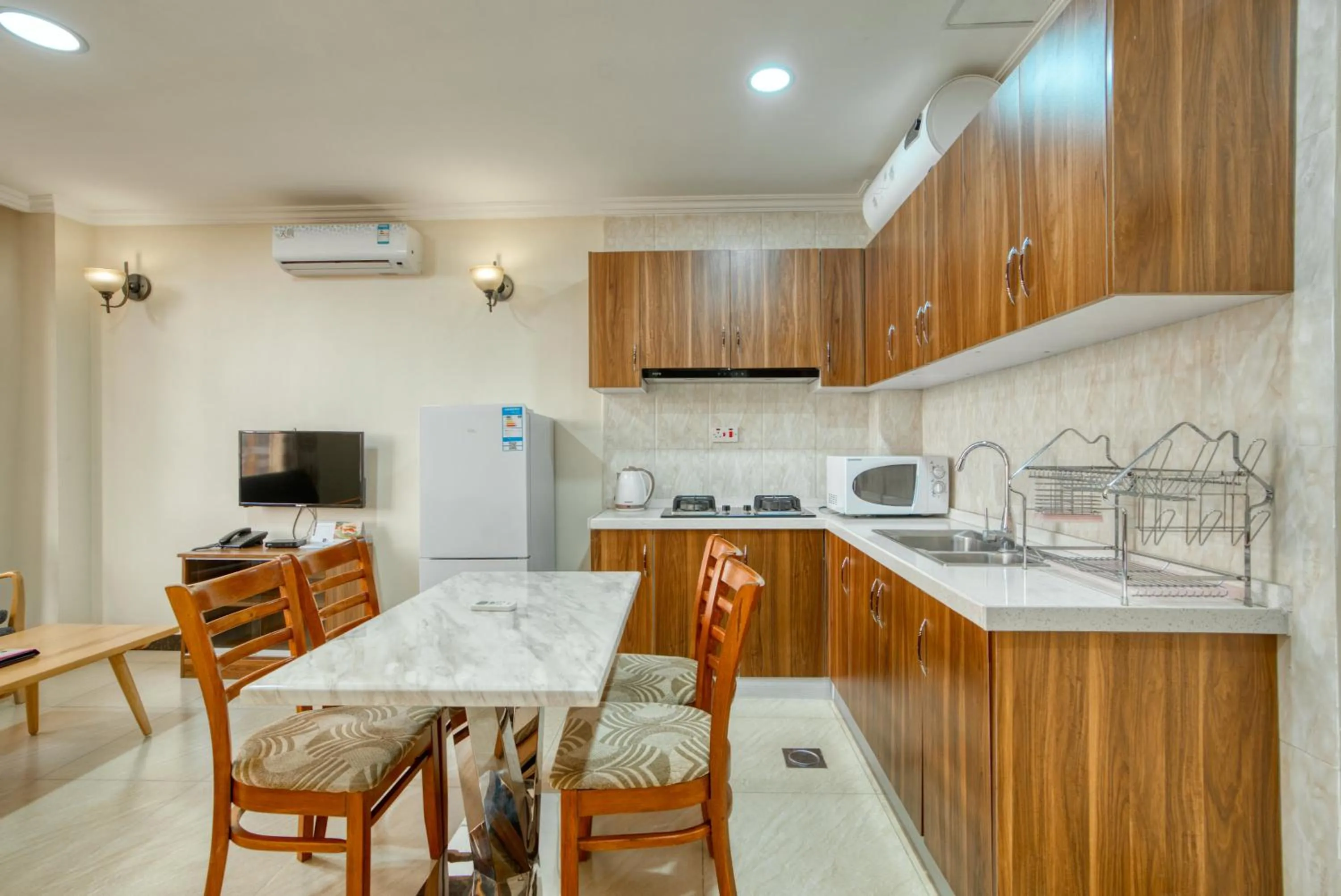 Seating area in Kibo Palace Apartments