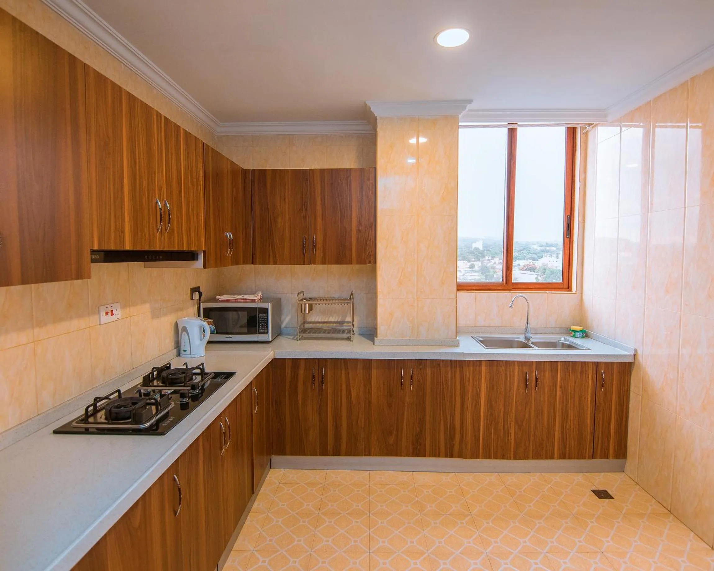 Kitchen or kitchenette in Kibo Palace Apartments
