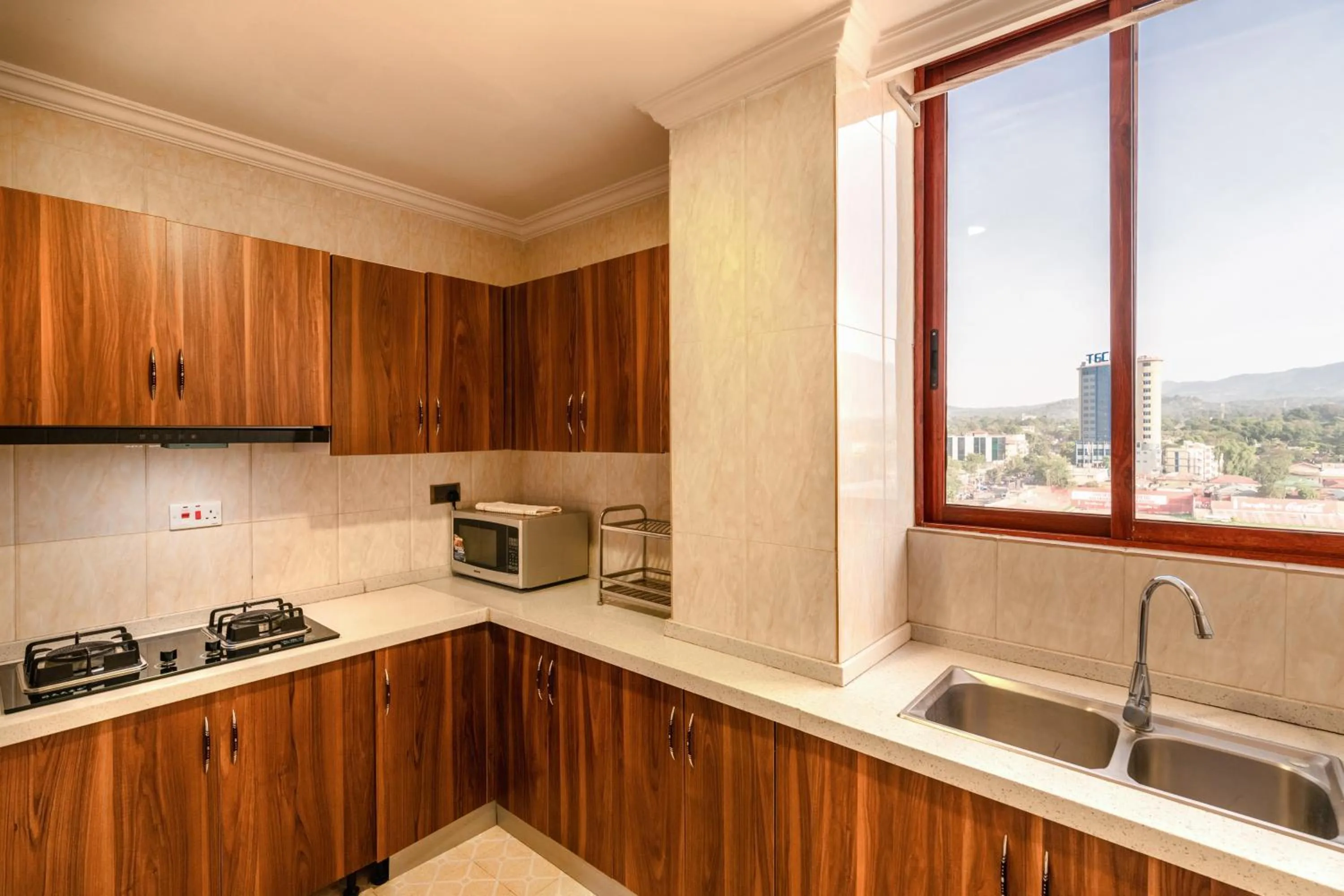 Kitchen or kitchenette in Kibo Palace Apartments