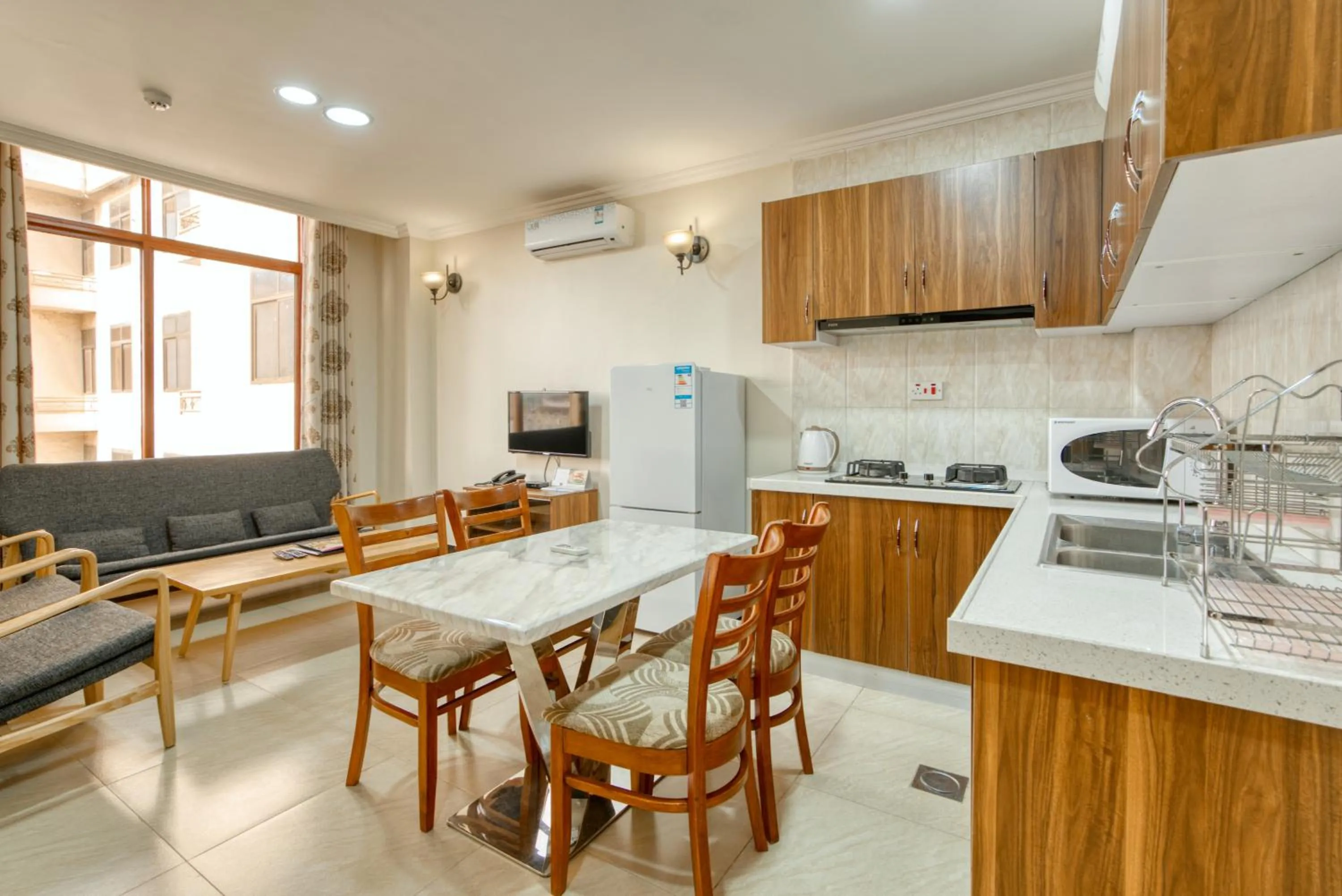 Living room in Kibo Palace Apartments